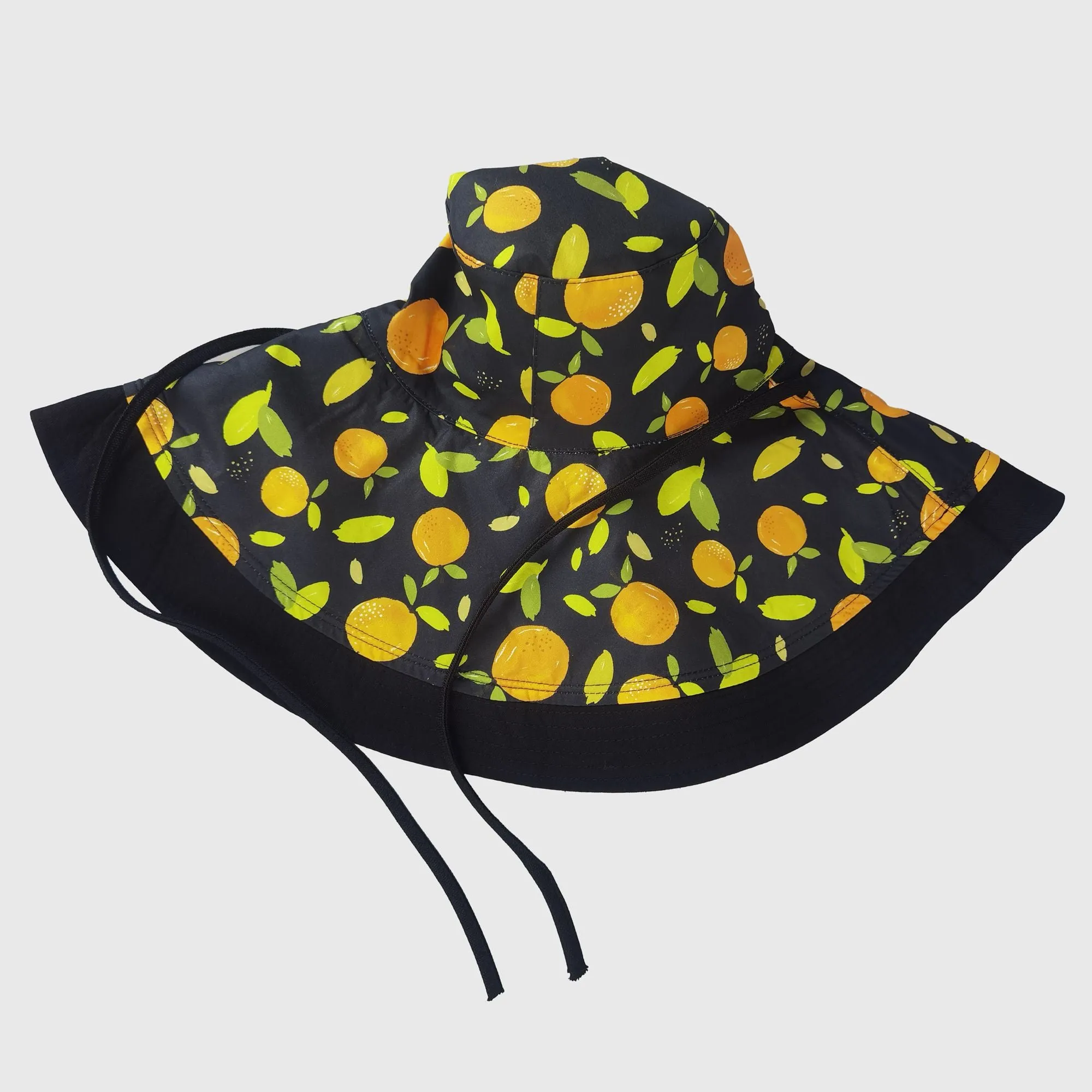 Anna-Kaci Women's Reversible Wide - Brim Sun Hat with Fruit Pattern Lining sold by Anna-Kaci product image thumbnail 5