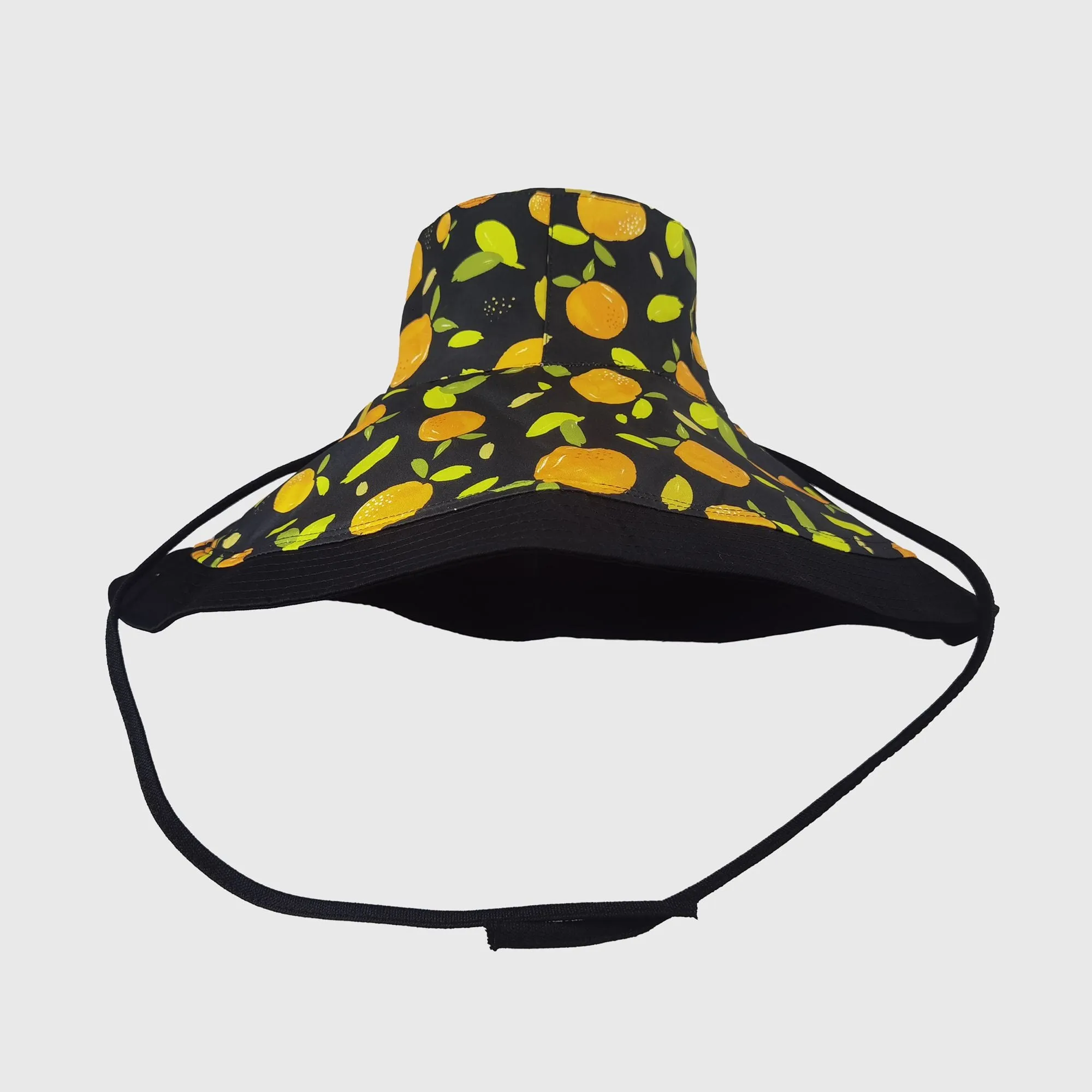 Anna-Kaci Women's Reversible Wide - Brim Sun Hat with Fruit Pattern Lining sold by Anna-Kaci product image thumbnail 2