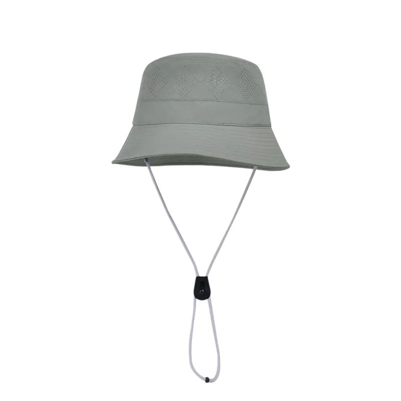 Anna-Kaci Lightweight Packable Bucket Hat with Ventilated Crown Chin Strap and Adjustable Fit for Travel Hiking and Outdoor Use sold by Anna-Kaci
