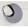 Anna-Kaci Striped Wide Brim Sun Visor Hat Lightweight Foldable Design for Outdoor Travel Beach Hiking Sports Vacations sold by Anna-Kaci