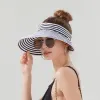 Anna-Kaci Striped Wide Brim Sun Visor Hat Lightweight Foldable Design for Outdoor Travel Beach Hiking Sports Vacations sold by Anna-Kaci