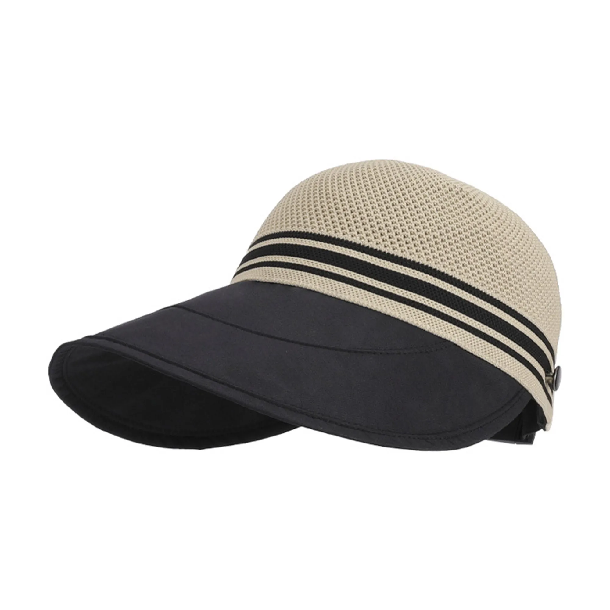 Anna-Kaci Breathable Mesh Sun Visor Cap with Ponytail Slot Adjustable Strap and Wide Brim for Outdoor Hiking and Summer Travel sold by Anna-Kaci product image thumbnail 2