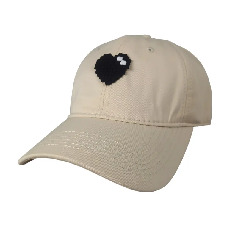 Anna-Kaci Women's Pixel Heart Wide - Brim Baseball Cap sold by Anna-Kaci