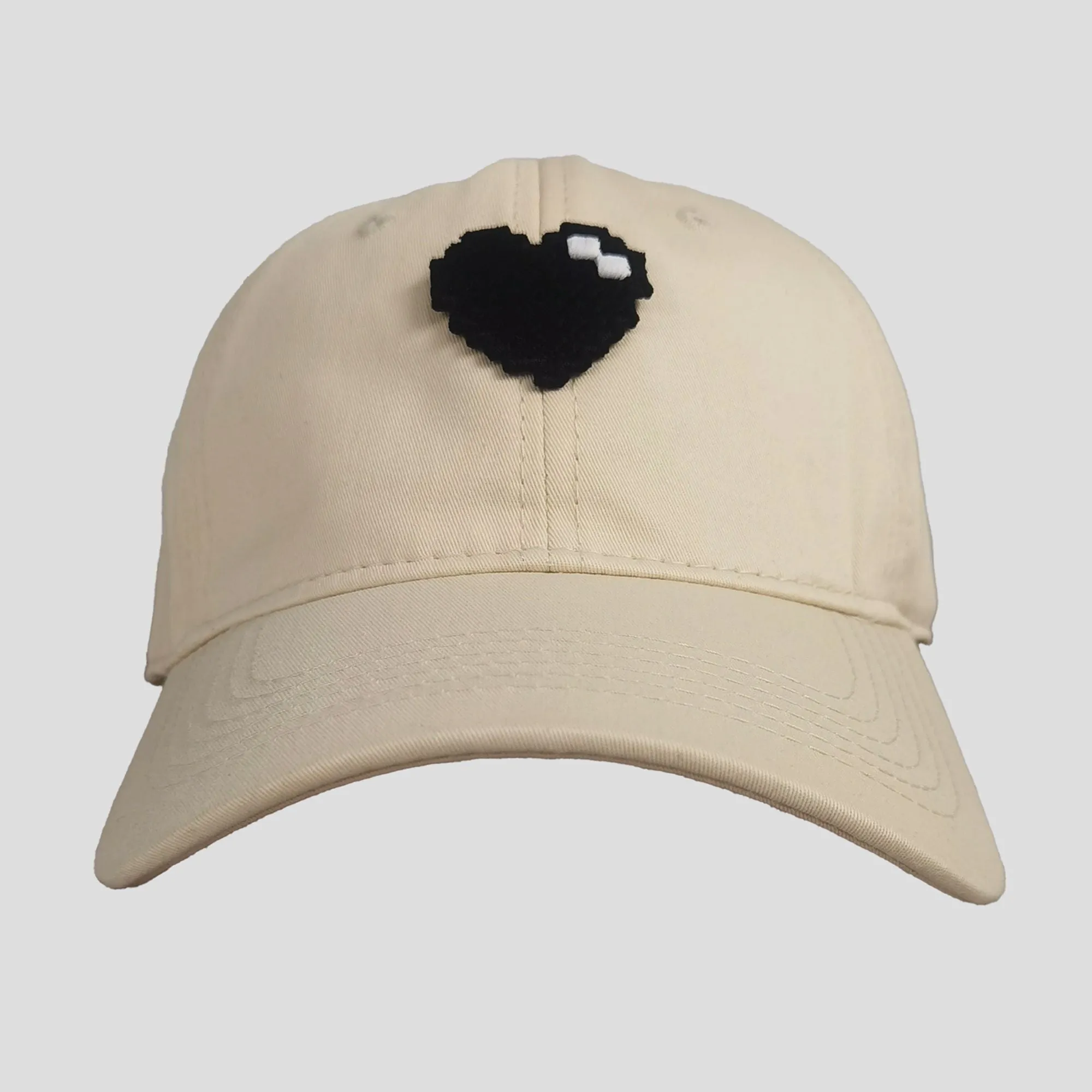 Anna-Kaci Women's Pixel Heart Wide - Brim Baseball Cap sold by Anna-Kaci product image thumbnail 2