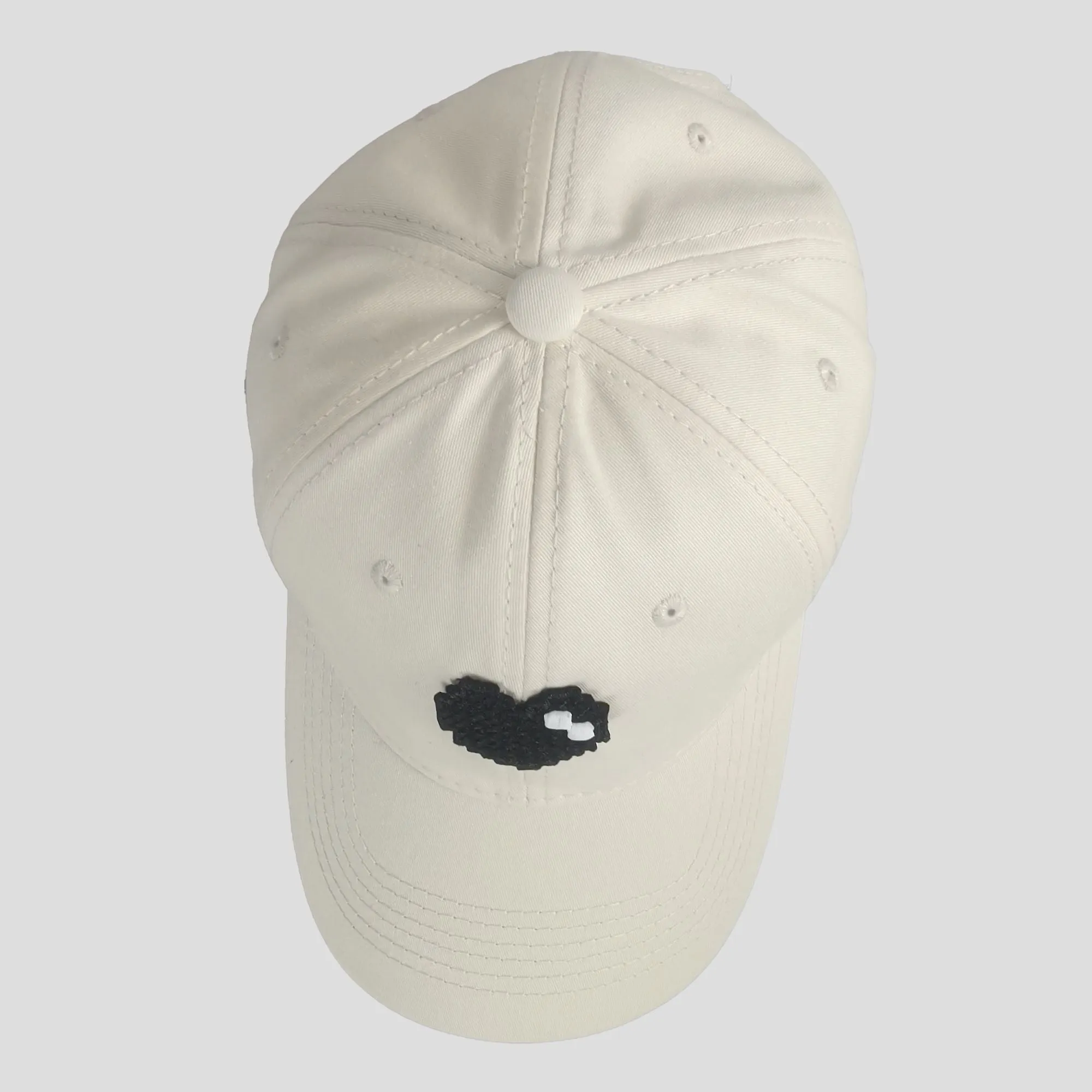 Anna-Kaci Women's Pixel Heart Wide - Brim Baseball Cap sold by Anna-Kaci product image thumbnail 4