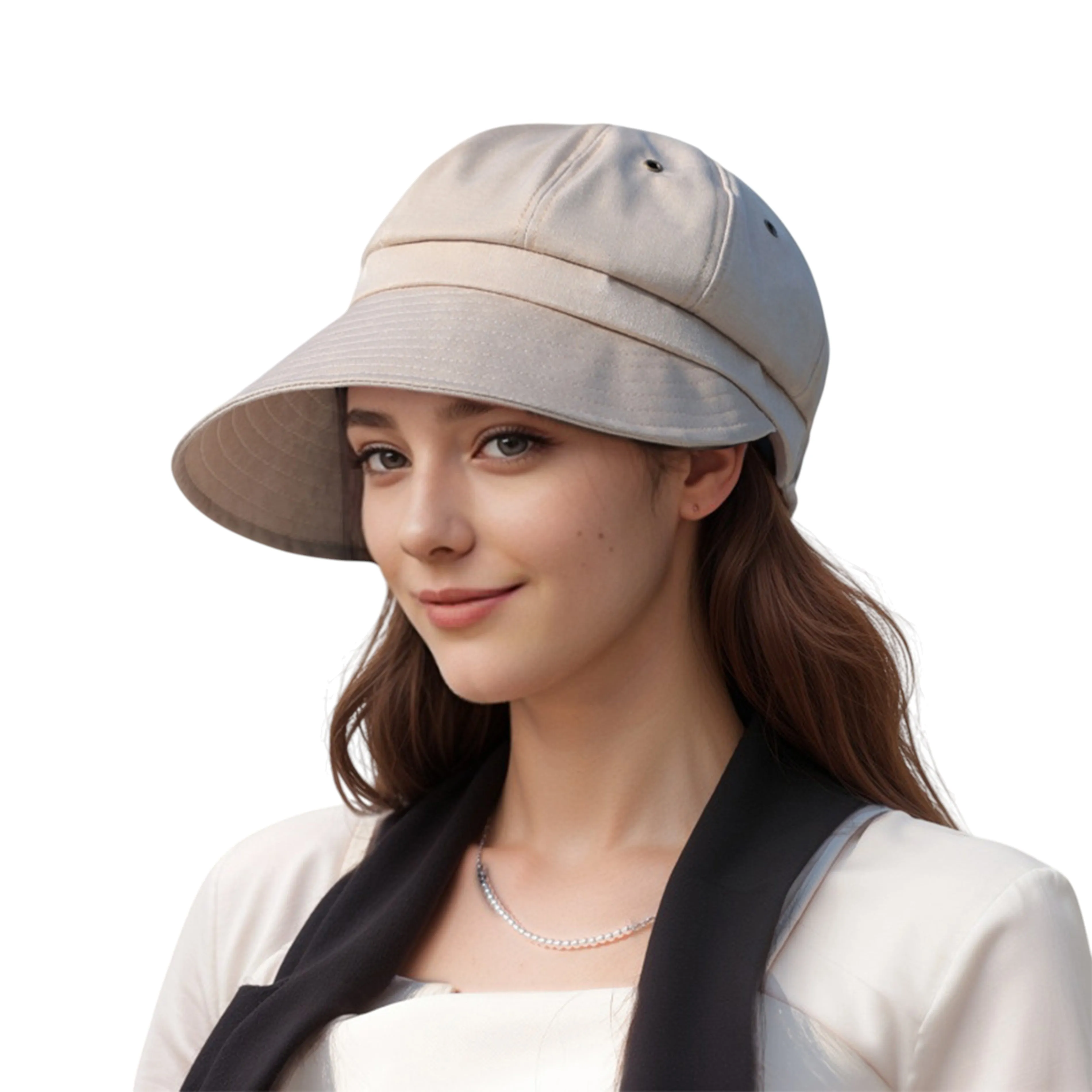 Anna-Kaci Womens Wide Brim Baseball Cap Bundle with UV Protection Ponytail Hole and Ventilated Eyelets Casual Outdoor Style sold by Anna-Kaci
