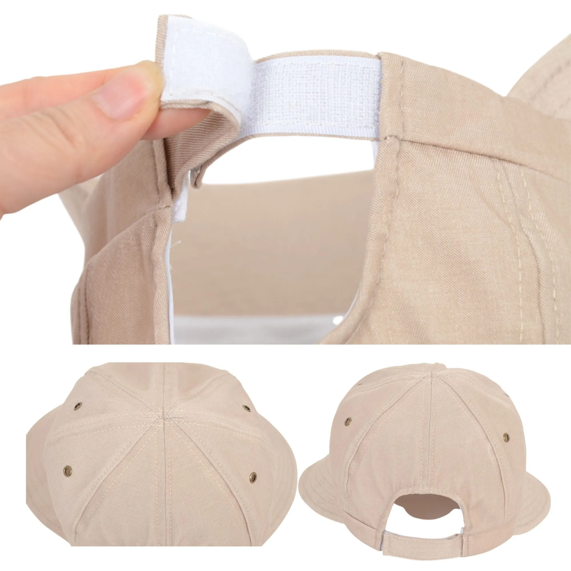 Anna-Kaci Womens Wide Brim Baseball Cap Bundle with UV Protection Ponytail Hole and Ventilated Eyelets Casual Outdoor Style sold by Anna-Kaci product image thumbnail 5