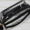 Anna-Kaci Trendy Clear Transparent Women's Shoulder Bag with Iridescent Trim sold by Anna-Kaci