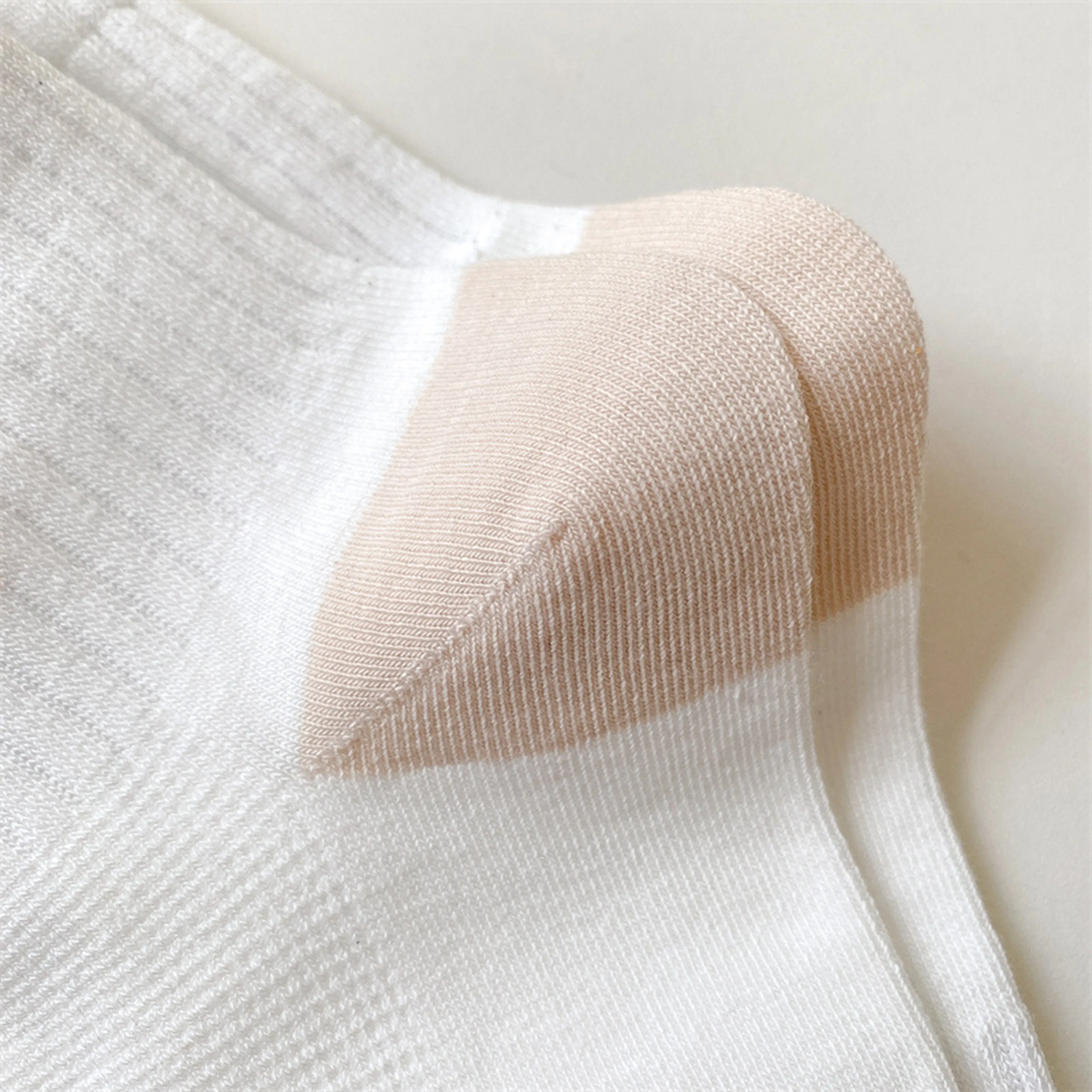 Anna-Kaci Women's Ribbed Ankle Socks with Contrast Toe and Heart Detail for Everyday Casual Wear sold by Anna-Kaci product image thumbnail 3