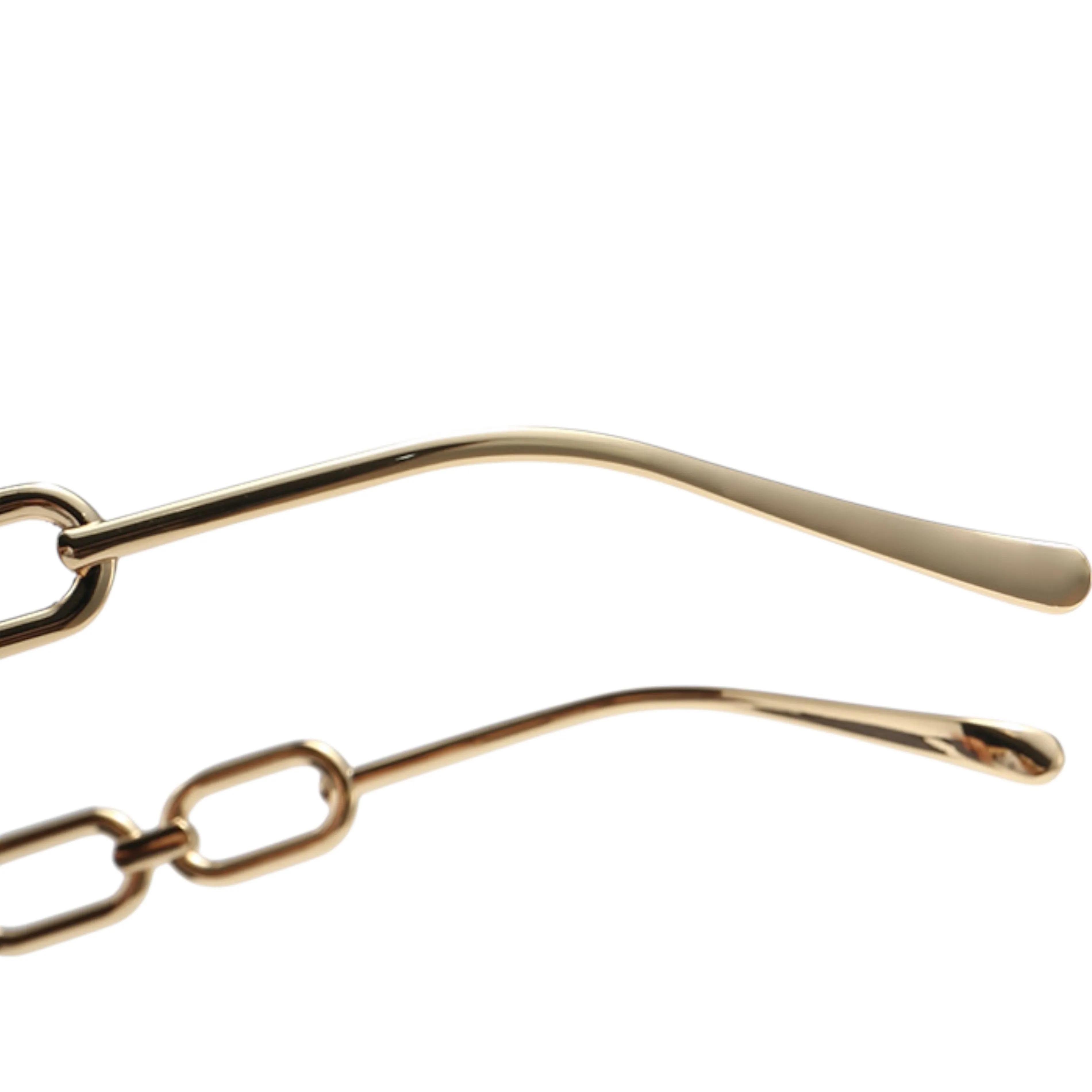 Anna-Kaci Women's Oversized Square Sunglasses with Cutout Chain Link Arms and Glamorous Metal Trim Detailing sold by Anna-Kaci product image thumbnail 4