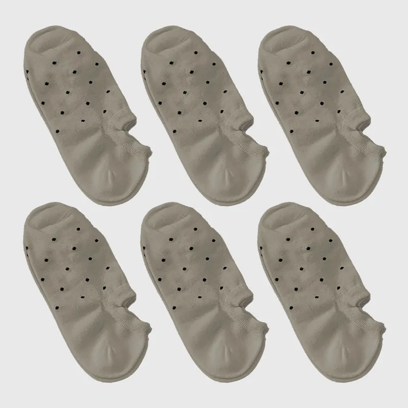 Anna-Kaci Women's 6pk Polka Dot No-Show Socks, Cute Casual Ankle Socks made by Anna-Kaci