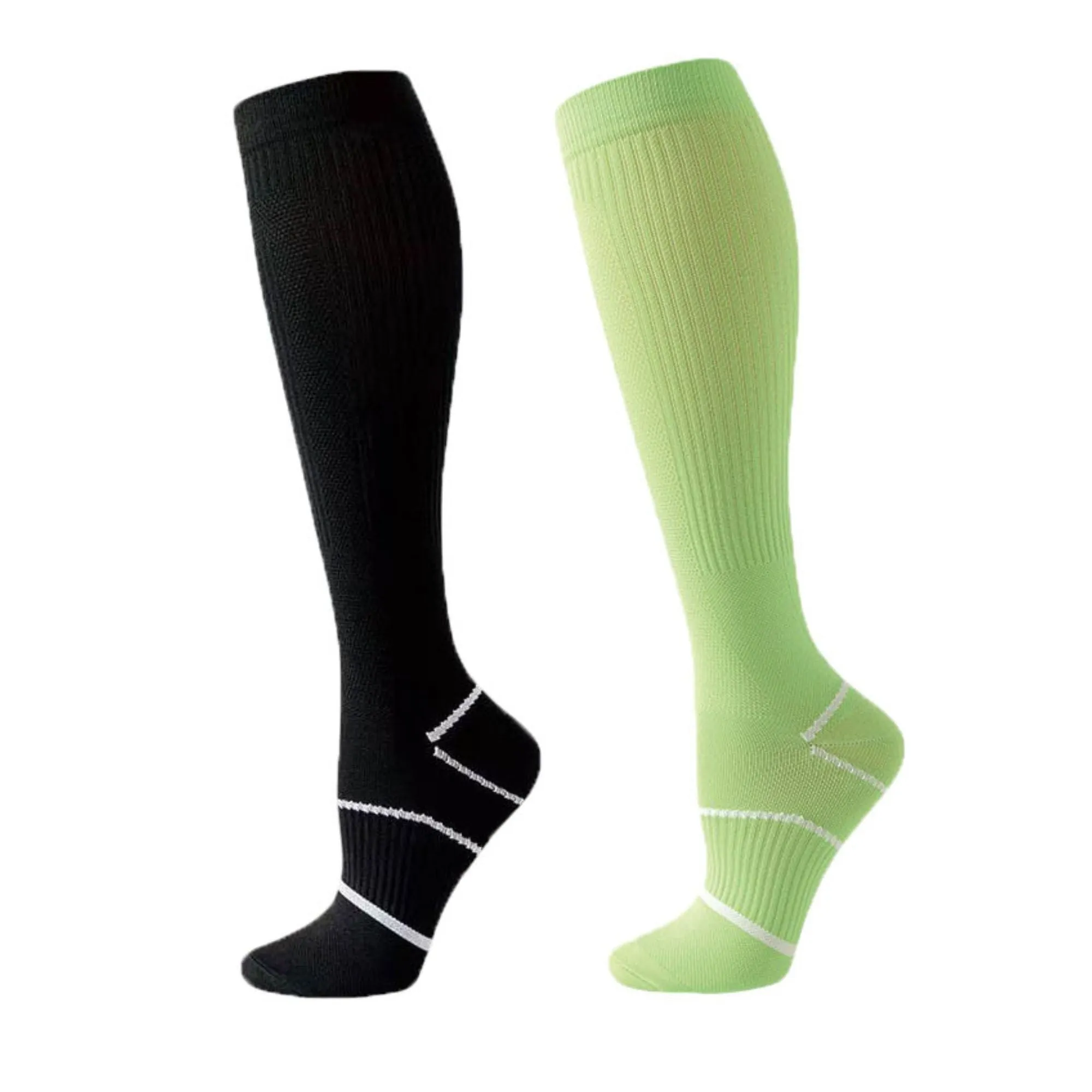 Anna-Kaci Women's Knee High Compression Socks with Arch Support and Stretch Fit for Running and Recovery 2-Pack sold by Anna-Kaci product image thumbnail 3
