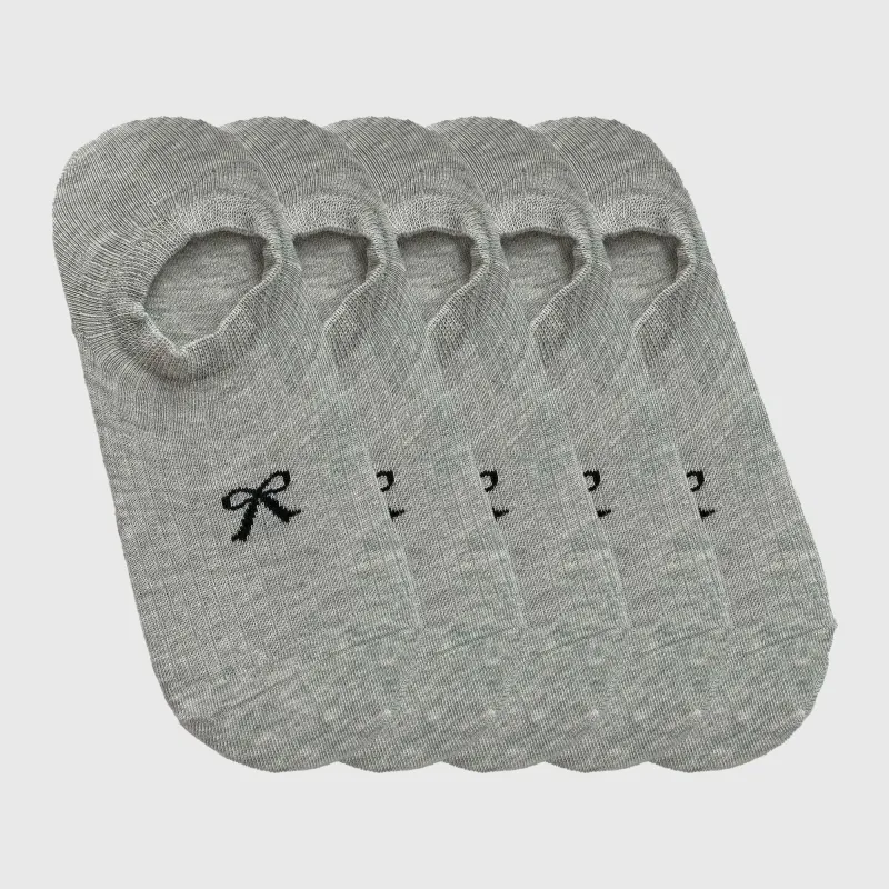 Anna-Kaci Women's No-Show Liner Socks with Bow Accent 5Pk sold by Anna-Kaci