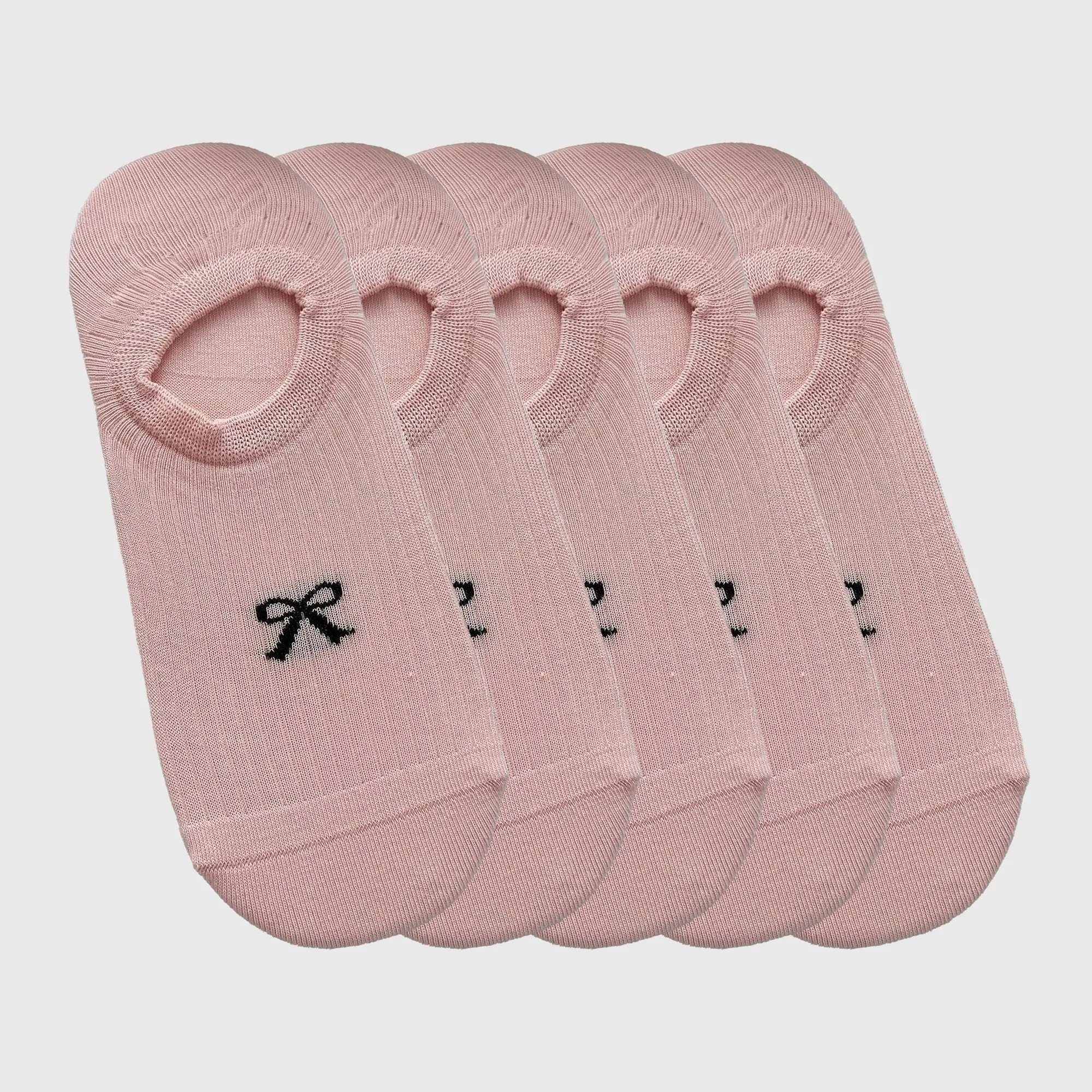 Anna-Kaci Women's No-Show Liner Socks with Bow Accent 5Pk sold by Anna-Kaci product image thumbnail 5