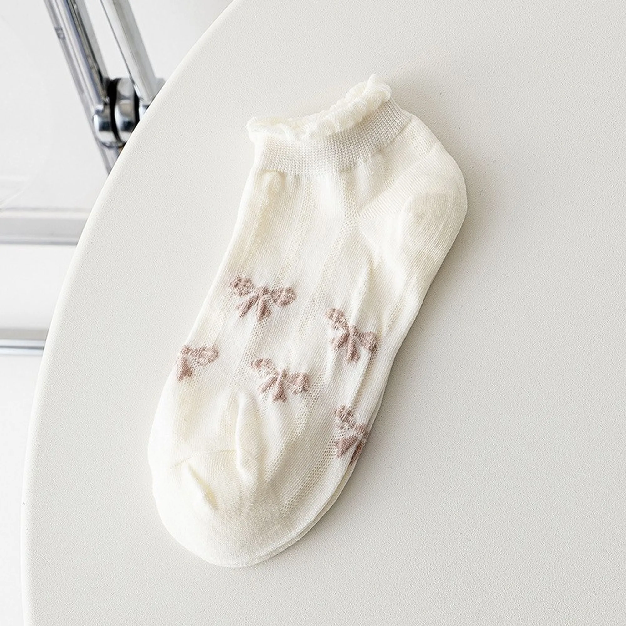 Anna-Kaci Women's Adorable Summer Ruffle Ankle Socks 5pk sold by Anna-Kaci product image thumbnail 5