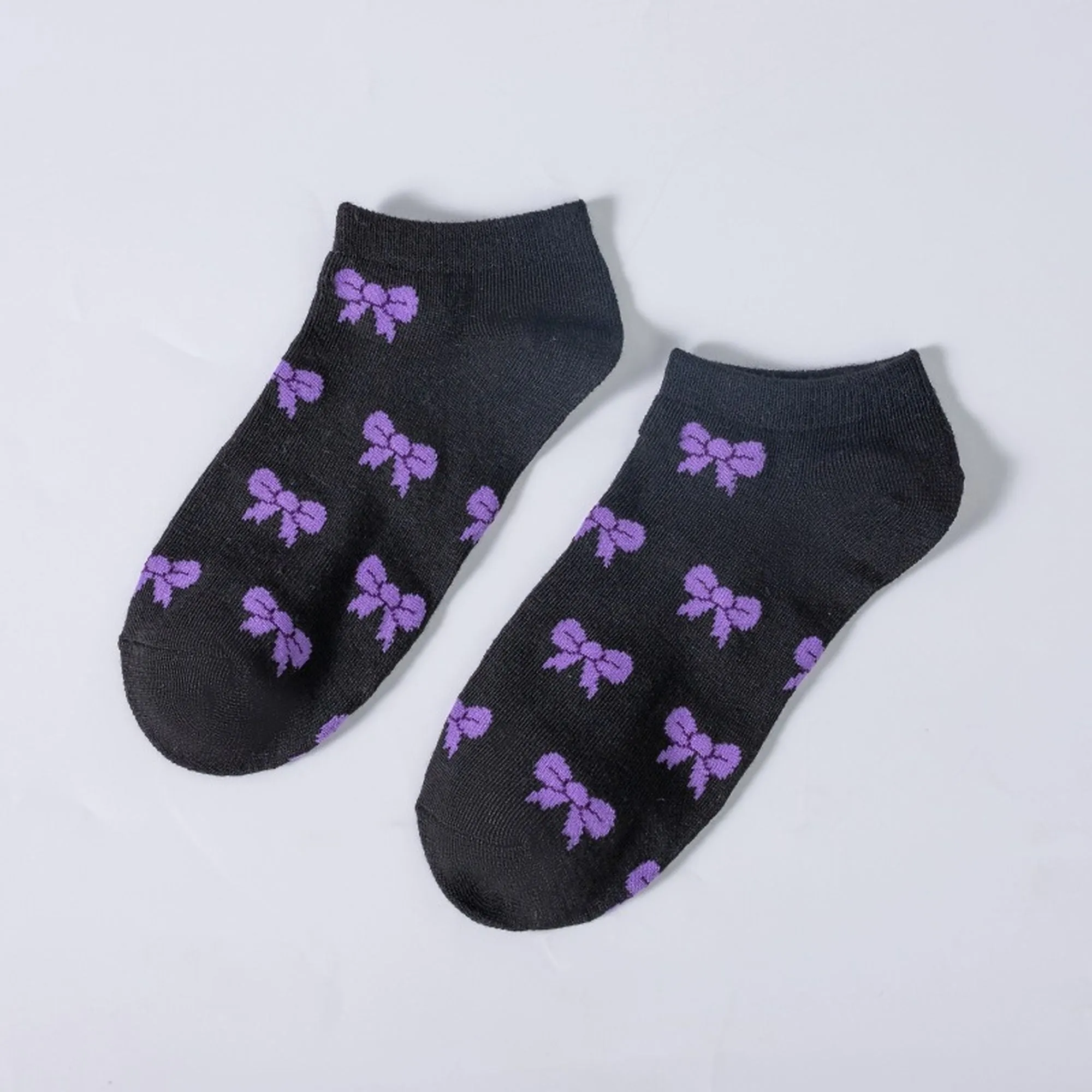 Anna-Kaci Women's No - Show Socks with Bow Pattern for Casual 5Pk sold by Anna-Kaci product image thumbnail 2