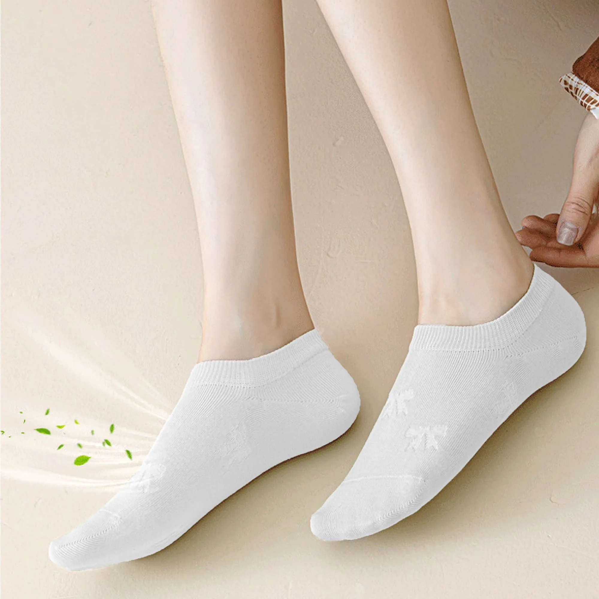 Anna-Kaci Invisible Women's Summer No-Show Liner Socks 5Pk sold by Anna-Kaci product image thumbnail 4