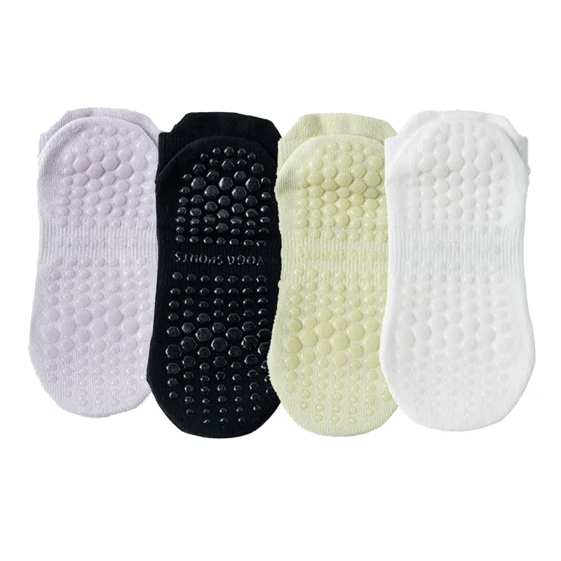 Anna-Kaci 4-Pack Women's Mesh Top Non-Slip Yoga Socks with Full Sole Grips and Breathable Lightweight Fabric sold by Anna-Kaci