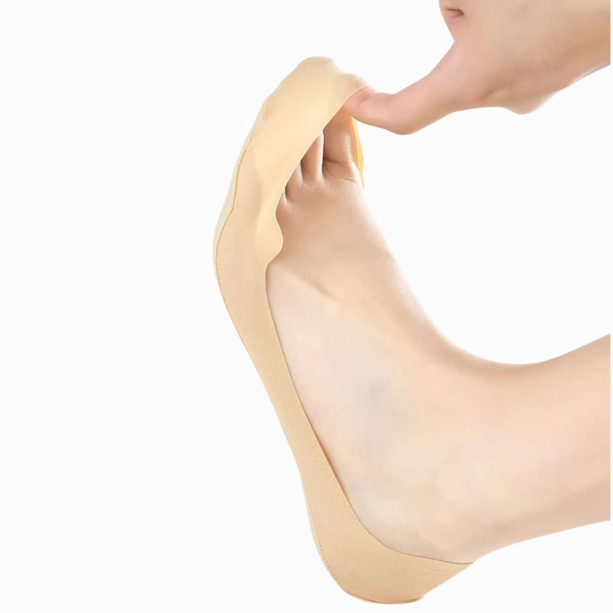 Anna-Kaci Women's Ultra Low Cut No Show Socks with Anti-Slip Silicone Grip and Seamless Toe Protection 4-Pack sold by Anna-Kaci product image thumbnail 5