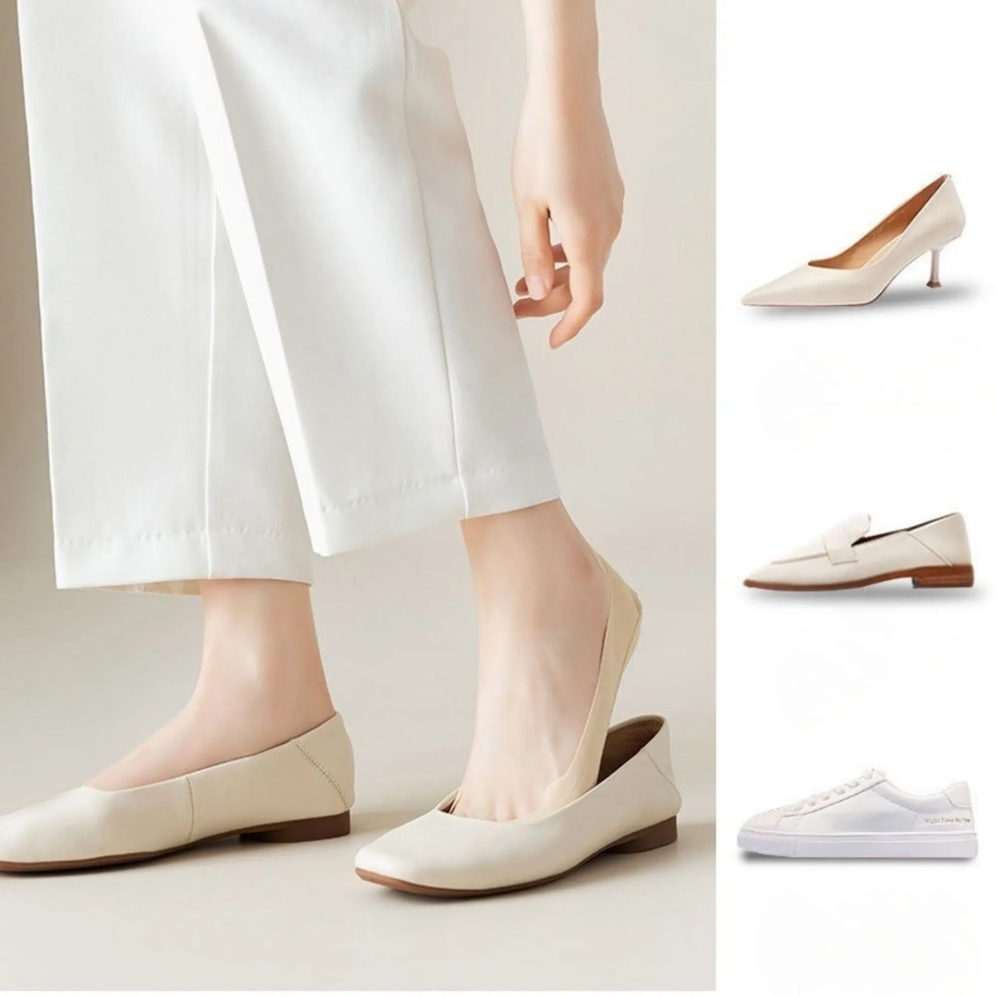 Anna-Kaci Women's Ultra Low Cut No Show Socks with Anti-Slip Silicone Grip and Seamless Toe Protection 4-Pack sold by Anna-Kaci product image thumbnail 2