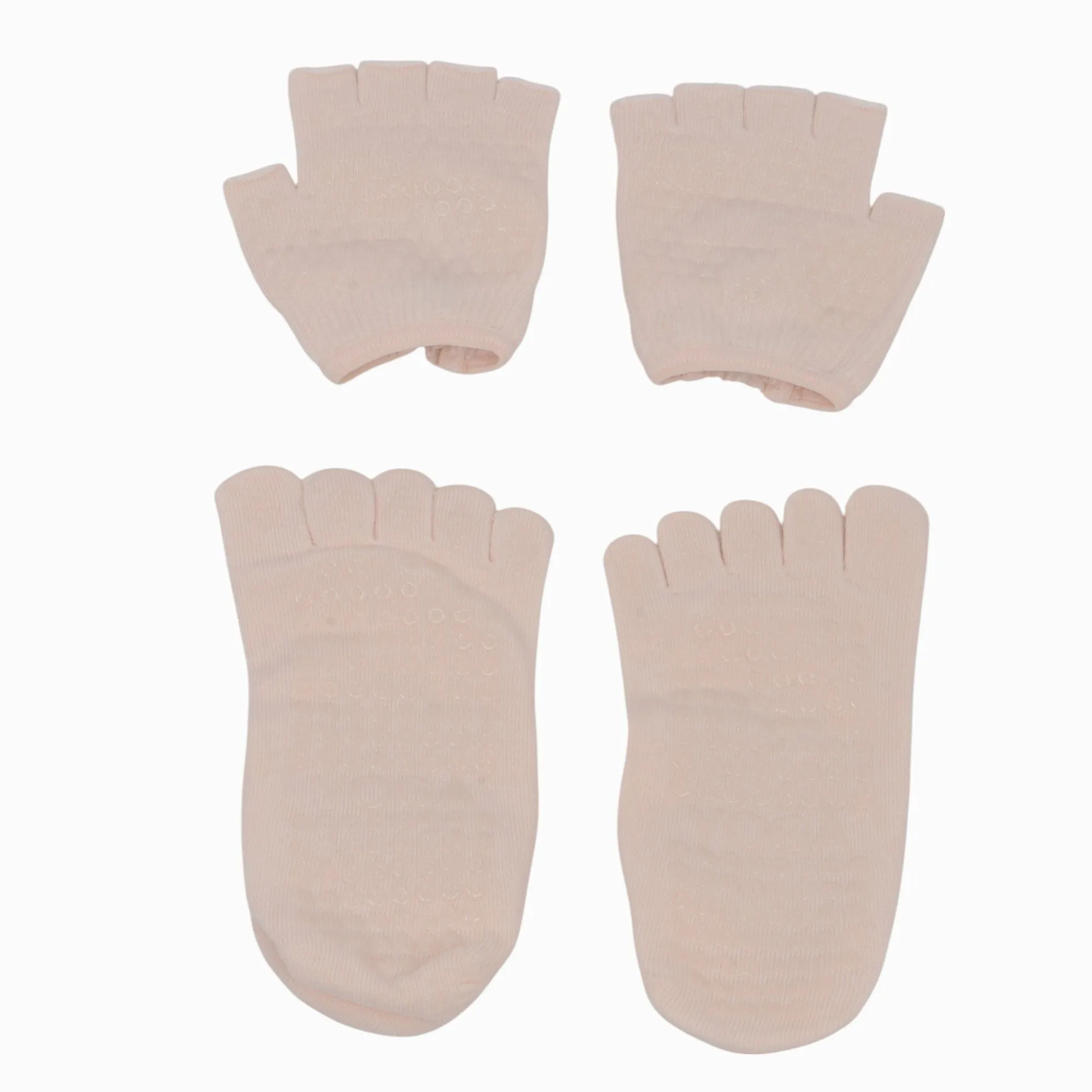 Anna-Kaci Women's Yoga Socks and Gloves Set with Anti-Slip Grip for Pilates and Barre Workouts sold by Anna-Kaci product image thumbnail 4