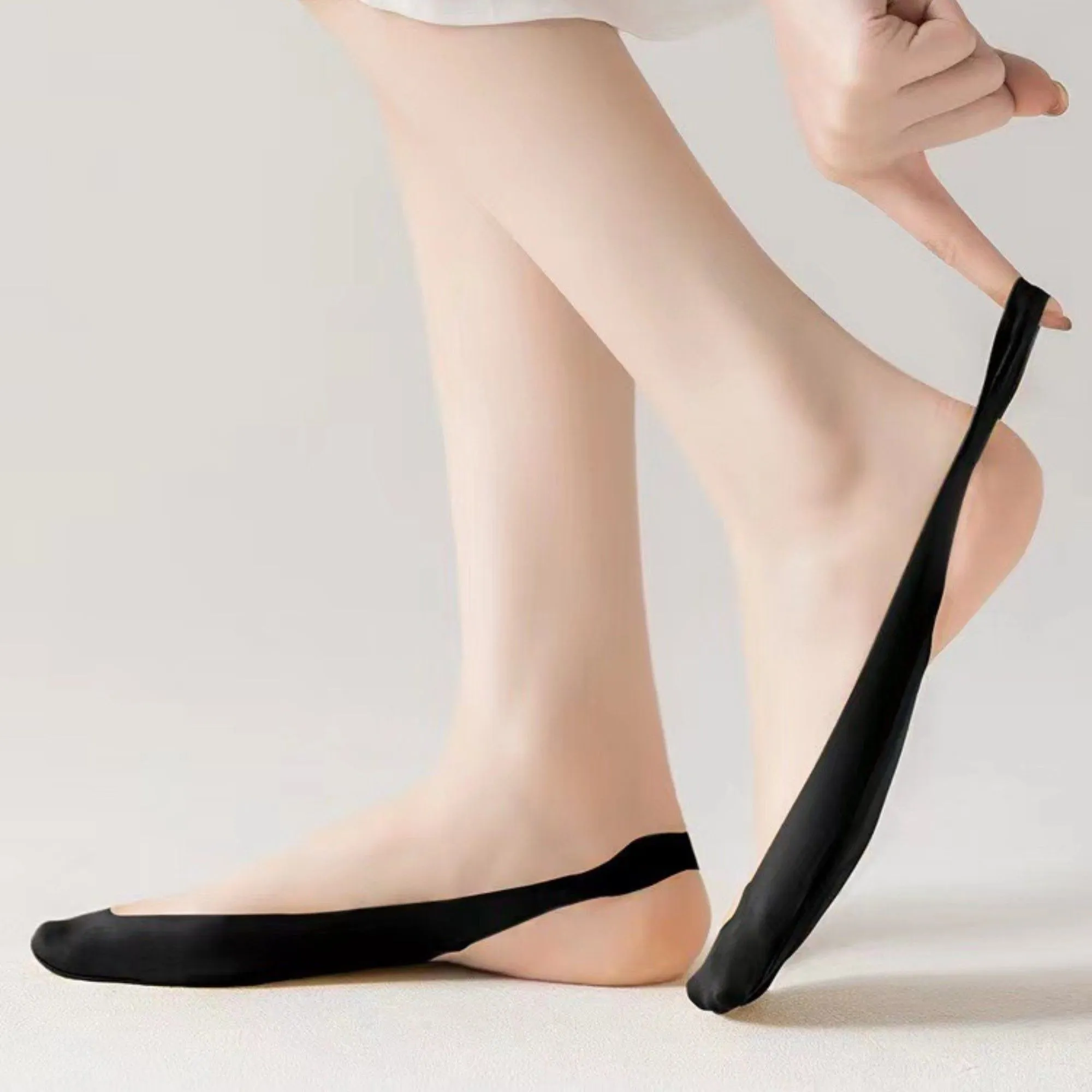 Anna-Kaci Women's Low Cut No Show Liner Socks with Non-Slip 3D Silicone Heel Grip Pack of 6 Pairs sold by Anna-Kaci product image thumbnail 5