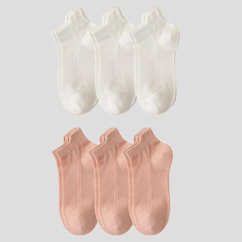 Anna-Kaci Women's No Show Socks Classic Thin Mesh Breathable 6pk sold by Anna-Kaci