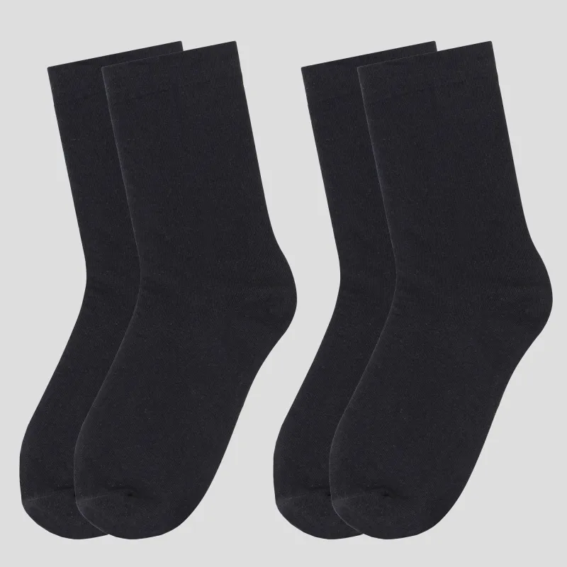 Anna-Kaci Women's Slouchy Ankle Socks Soft Solid Cotton for Casual Comfort 2 Pairs sold by Anna-Kaci