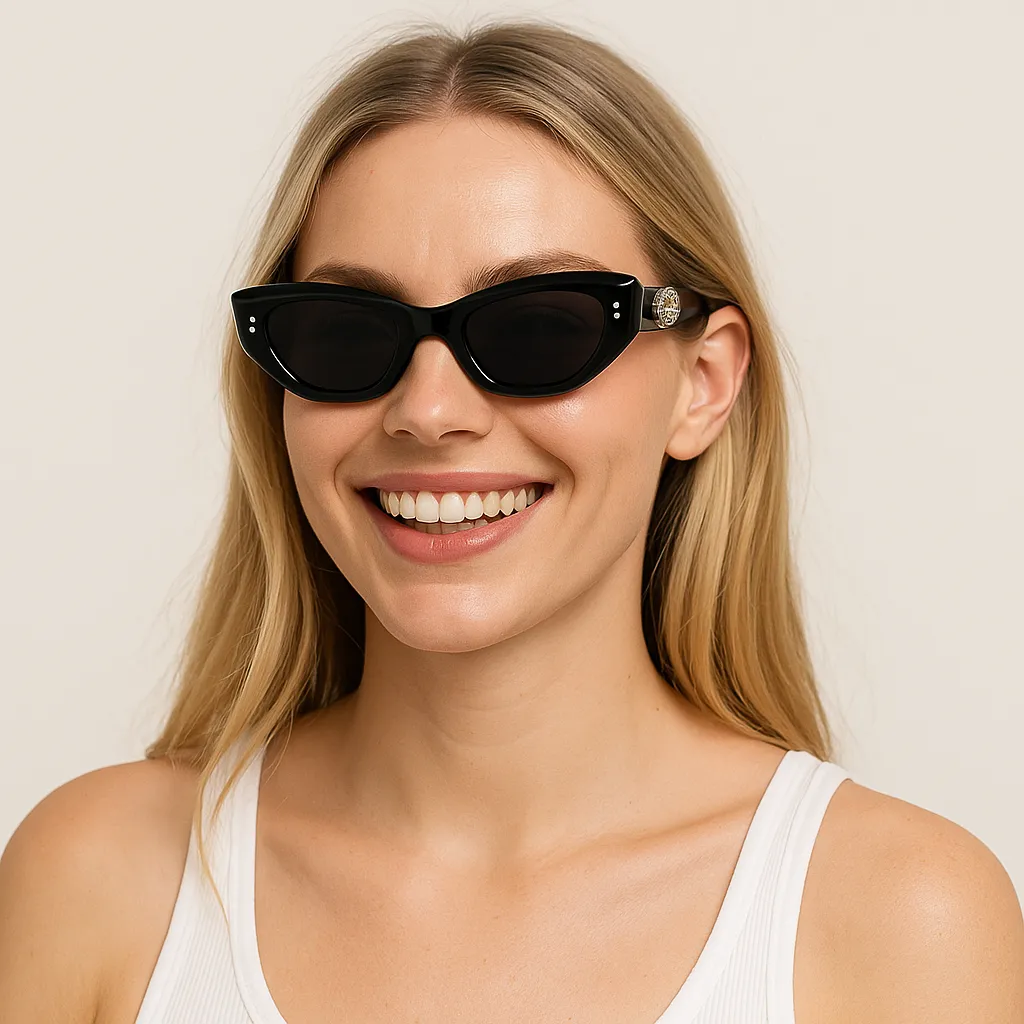 Anna-Kaci Women's Retro Jewelry Collection Fashionable Versatile Sunglasses UV400 Protection sold by Anna-Kaci product image thumbnail 3