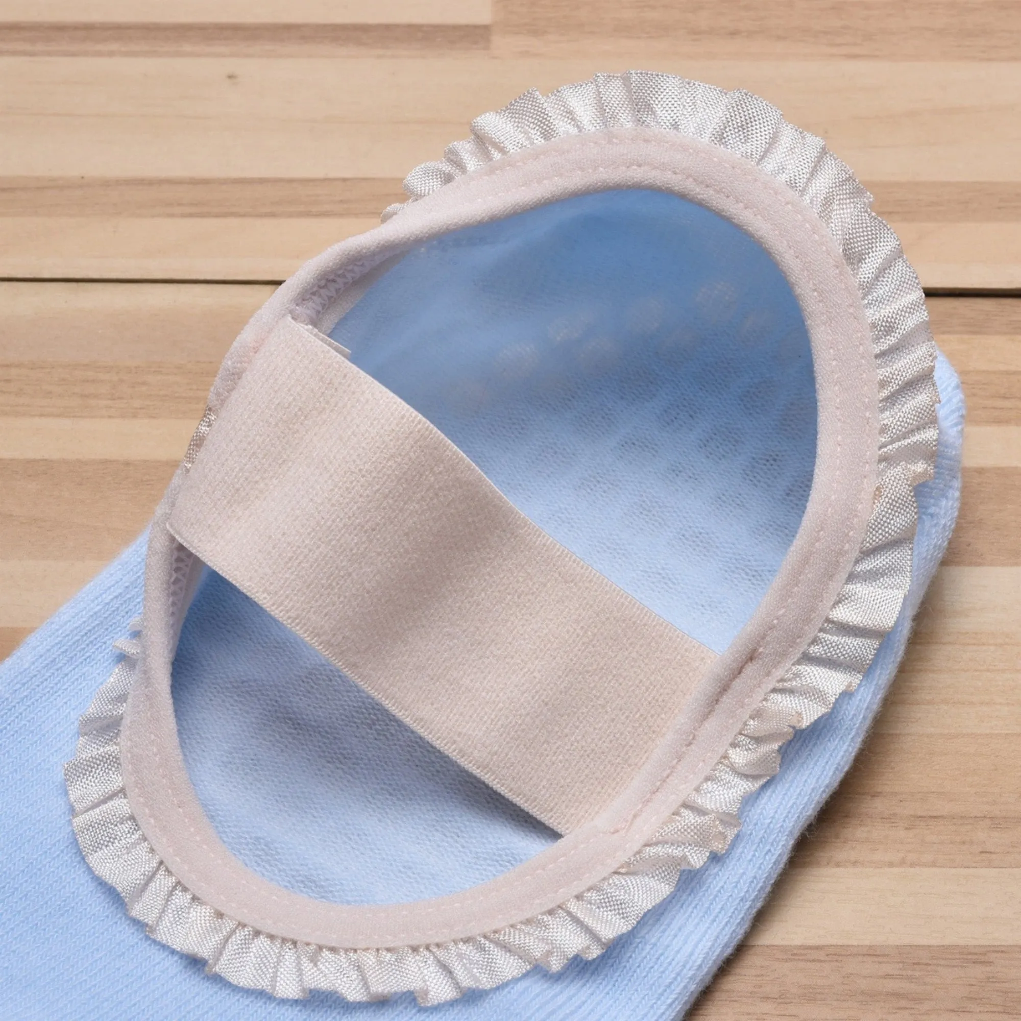 Anna-Kaci Women's 2-Pack Five-Toe Socks with Ruffle Trim and Ballet-Inspired Strap in Two Unique Styles sold by Anna-Kaci product image thumbnail 2