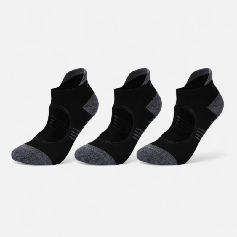 Anna-Kaci Women's 3-Pack Low Cut Performance Socks with Arch Support Cushioned Sole and Non-Slip Grip Heel sold by Anna-Kaci