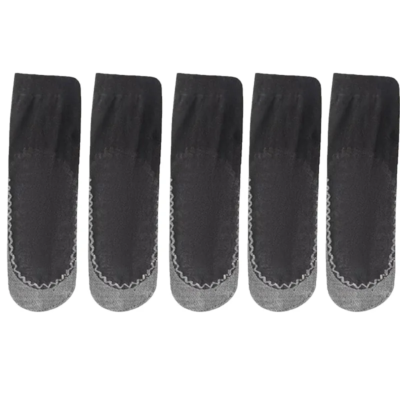 Anna-Kaci Women's 5-Pack Sheer No Show Liner Socks with Non-Slip Heel Grip Lightweight Invisible Design sold by Anna-Kaci