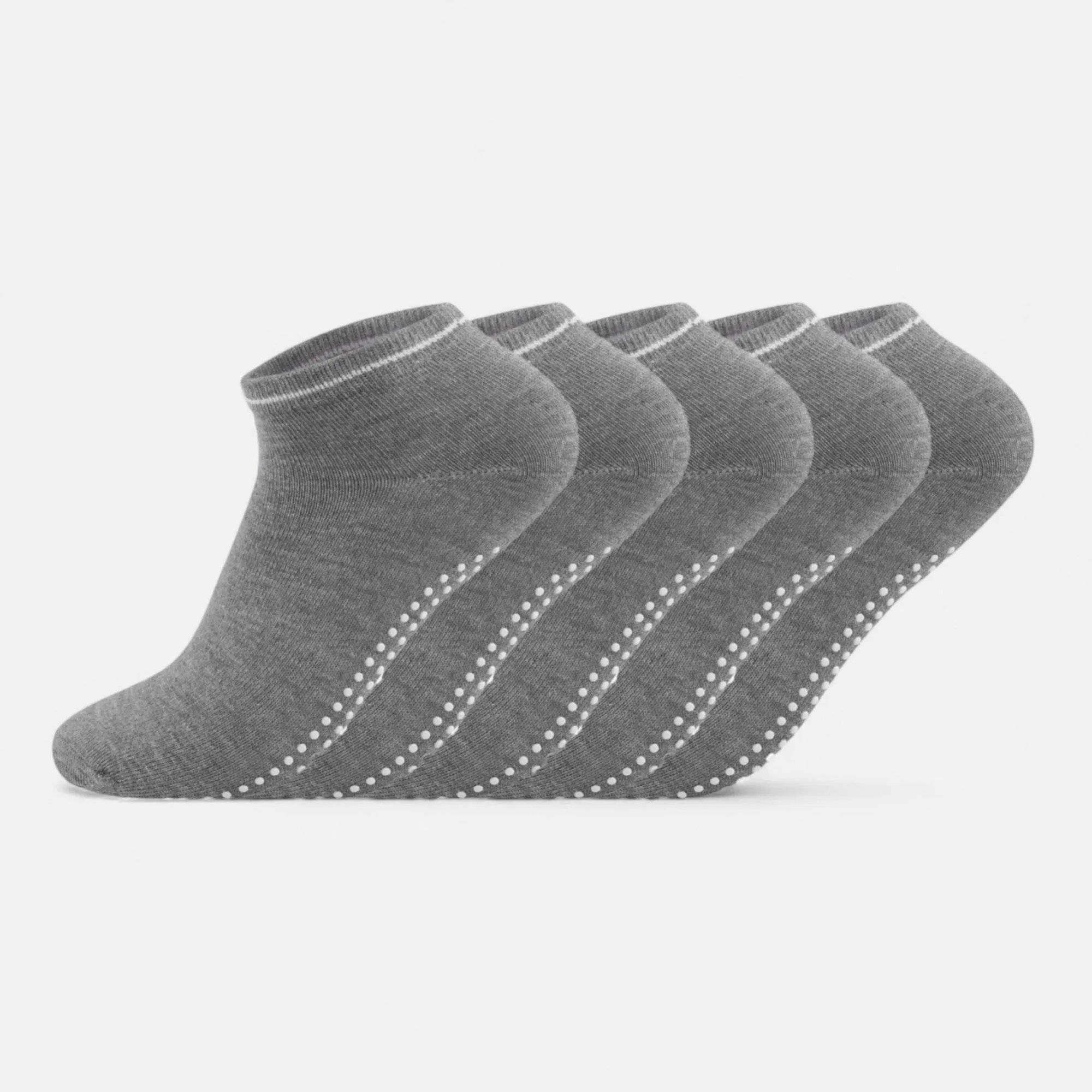 Anna-Kaci Women's 5-Pack Ankle Grip Socks with Non-Slip Soles for Everyday Indoor Comfort sold by Anna-Kaci product image thumbnail 5