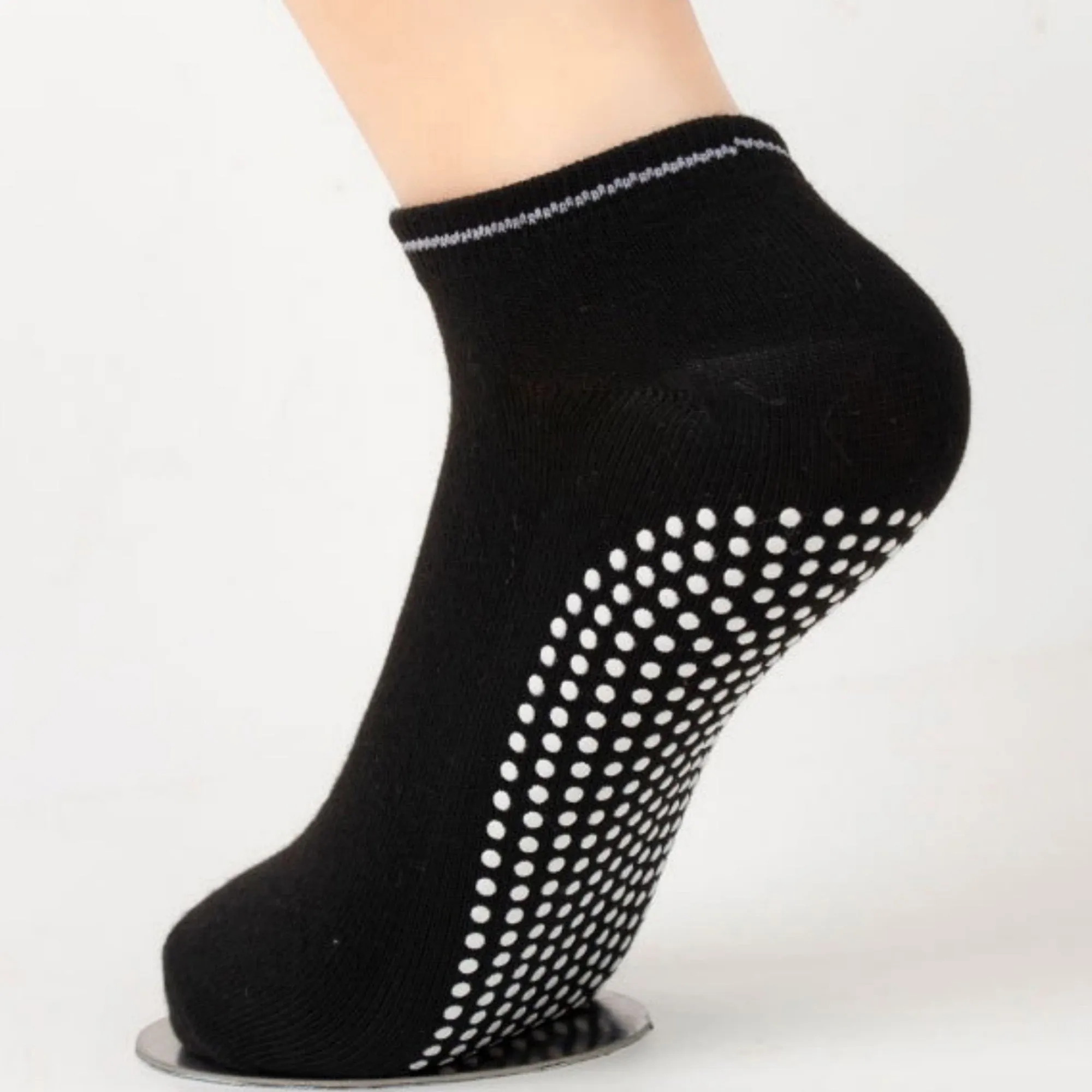 Anna-Kaci Women's 5-Pack Ankle Grip Socks with Non-Slip Soles for Everyday Indoor Comfort sold by Anna-Kaci product image thumbnail 2