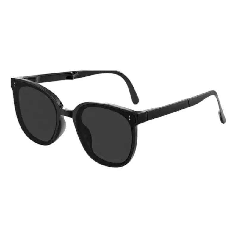 Anna-Kaci Unisex Classic Round Sunglasses with Matte Black Frame and UV400 Dark Lenses Lightweight Design sold by Anna-Kaci