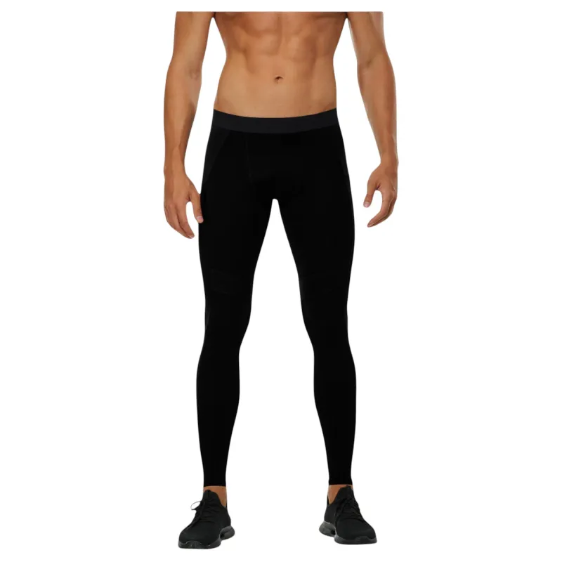 Anna-Kaci Active Men's Compression Leggings with Wide Waistband and Side Pocket for Training and Performance sold by Anna-Kaci