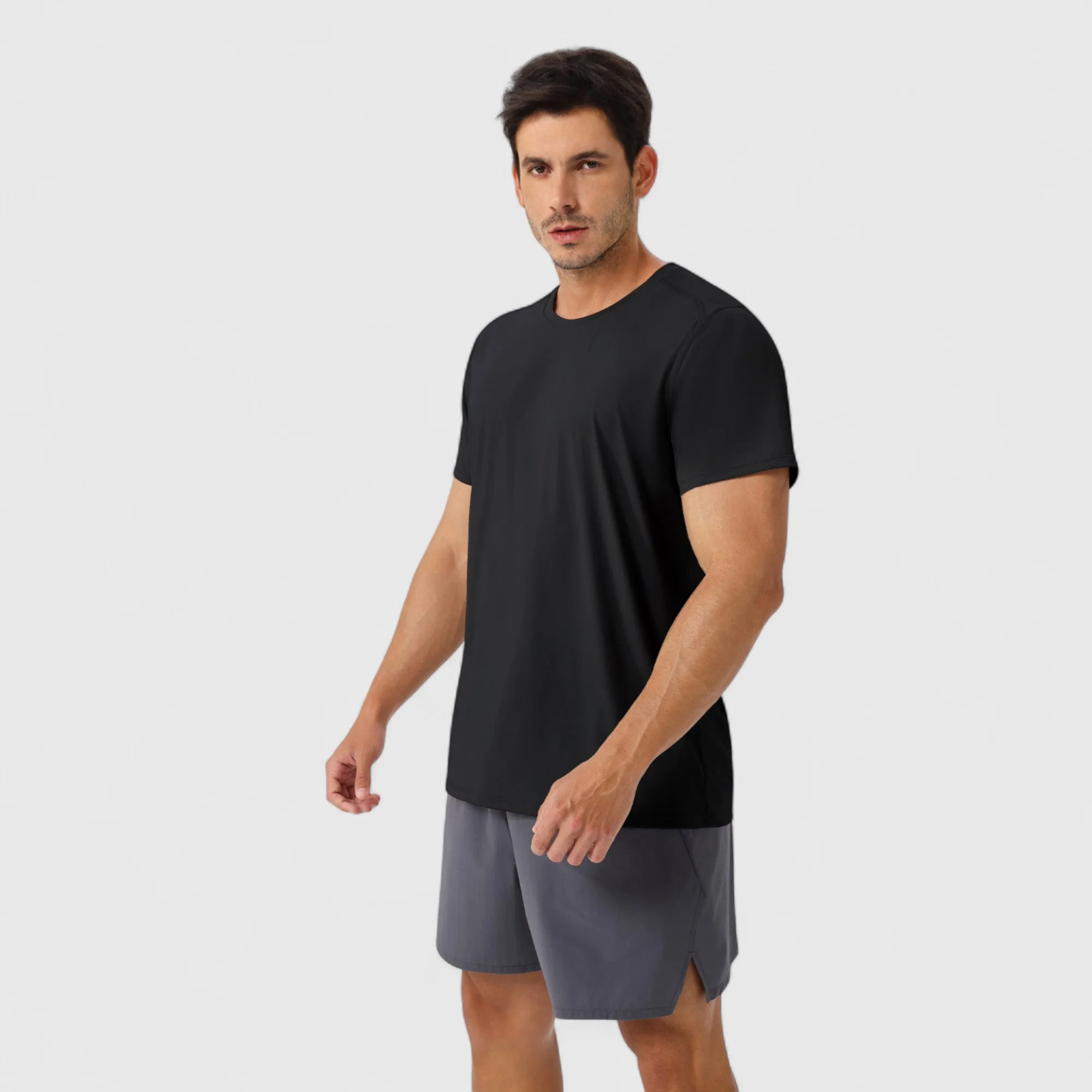 Anna-Kaci Active Men's Moisture-Wicking Short Sleeve T-Shirt with Soft Lightweight Fabric and Athletic Fit sold by Anna-Kaci product image thumbnail 3