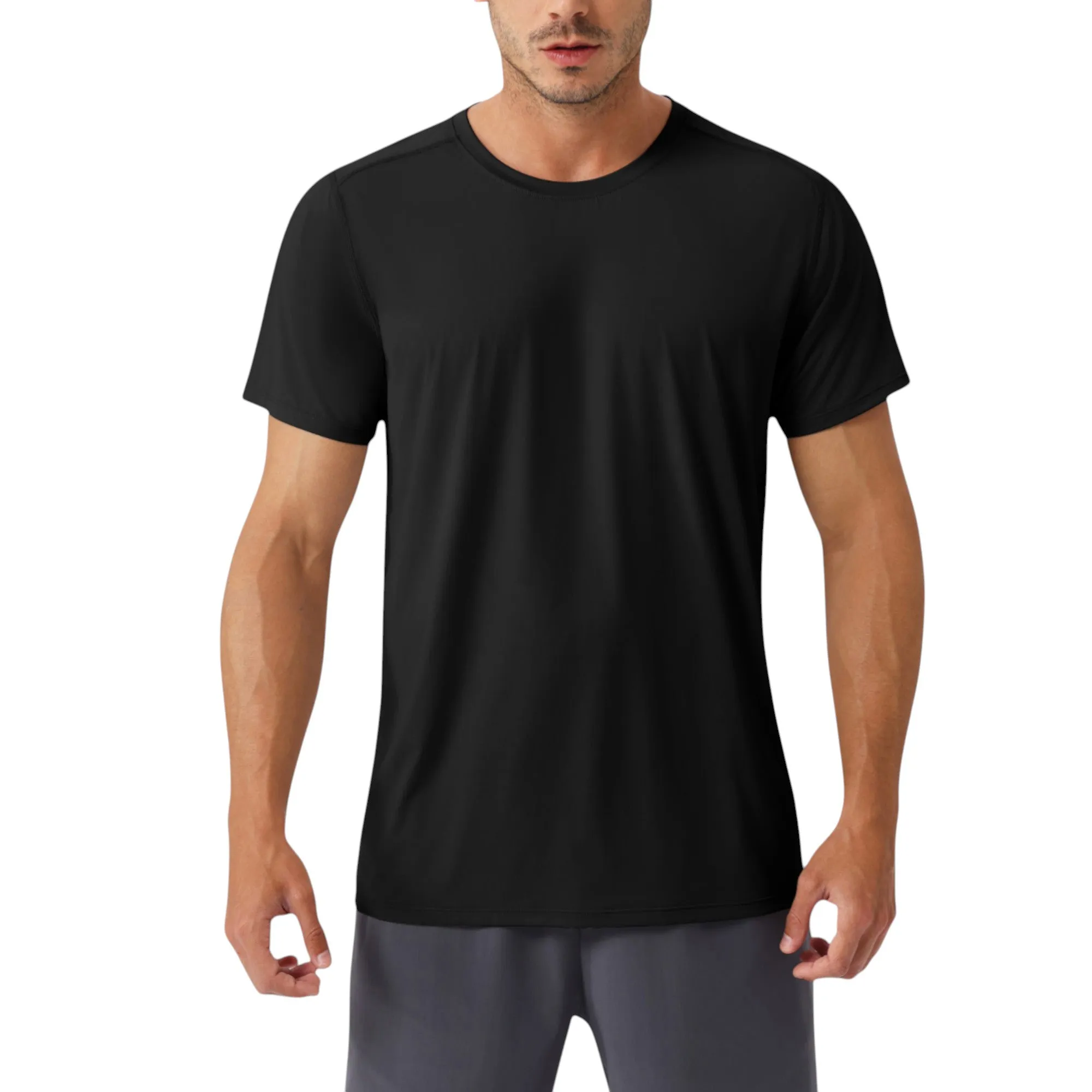 Anna-Kaci Active Men's Moisture-Wicking Short Sleeve T-Shirt with Soft Lightweight Fabric and Athletic Fit sold by Anna-Kaci