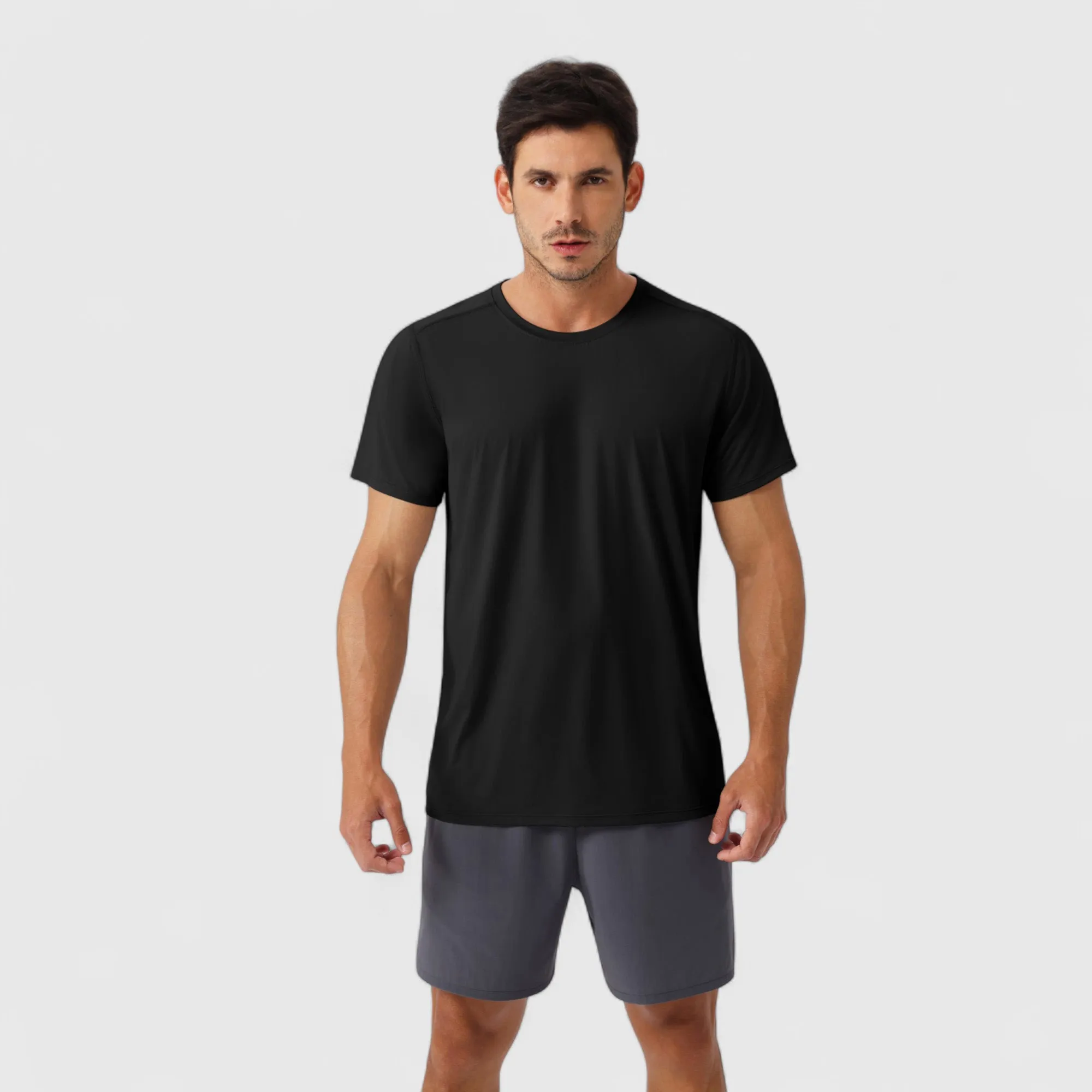 Anna-Kaci Active Men's Moisture-Wicking Short Sleeve T-Shirt with Soft Lightweight Fabric and Athletic Fit sold by Anna-Kaci product image thumbnail 2