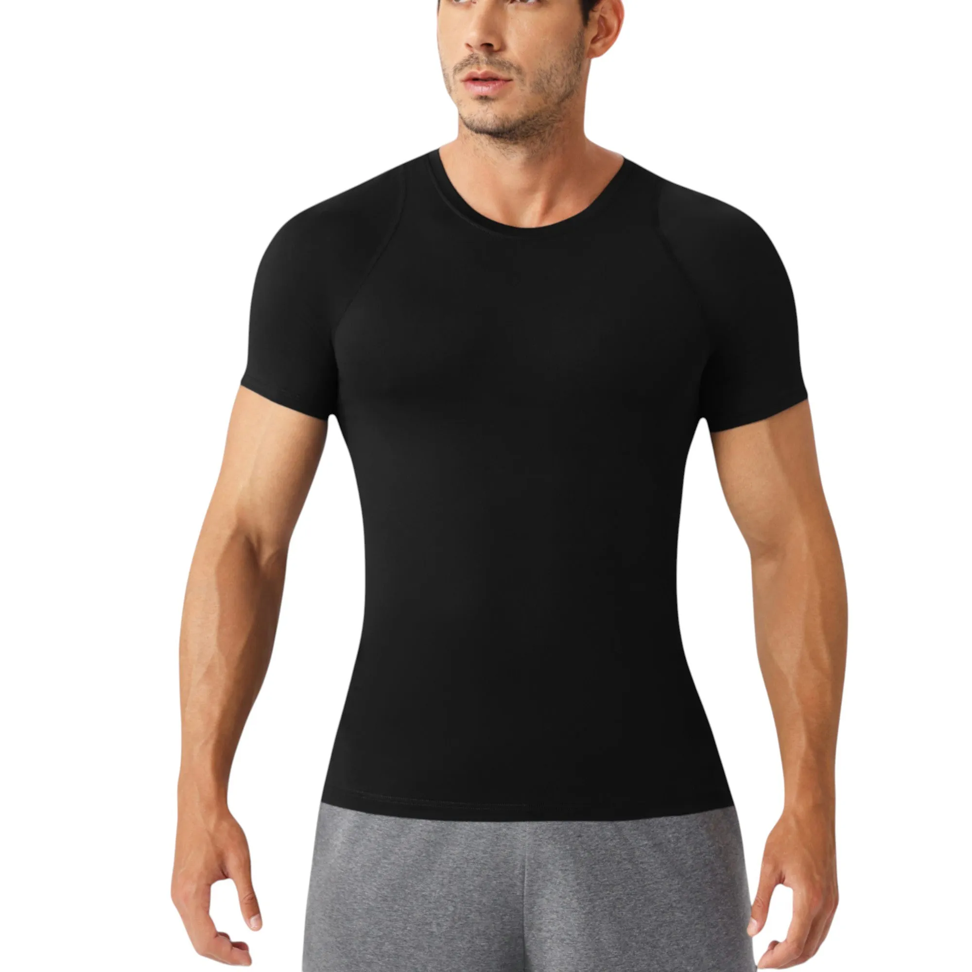 Anna-Kaci Active Men's Fitted Short Sleeve Performance T-Shirt with Stretch Fabric and Moisture-Wicking Comfort sold by Anna-Kaci