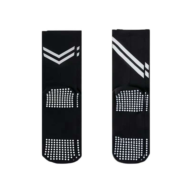 Anna-Kaci Women¡¯s Performance Crew Socks with Non-Slip Grip Soles and Reflective Stripe Accents for Athletic Training sold by Anna-Kaci