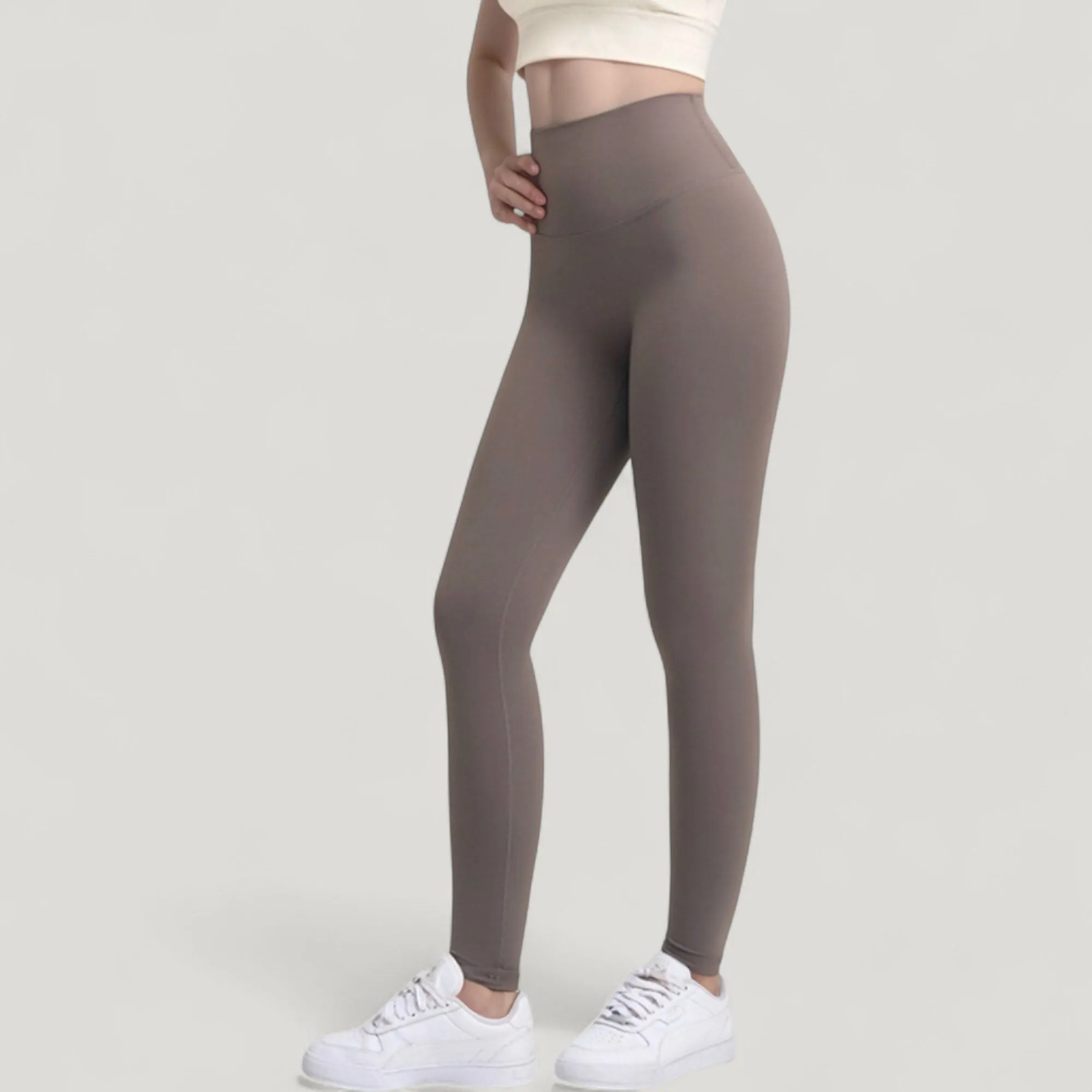 Anna-Kaci Active Women's High Waist Full Length Seamless Leggings with Body Contouring Design sold by Anna-Kaci product image thumbnail 2