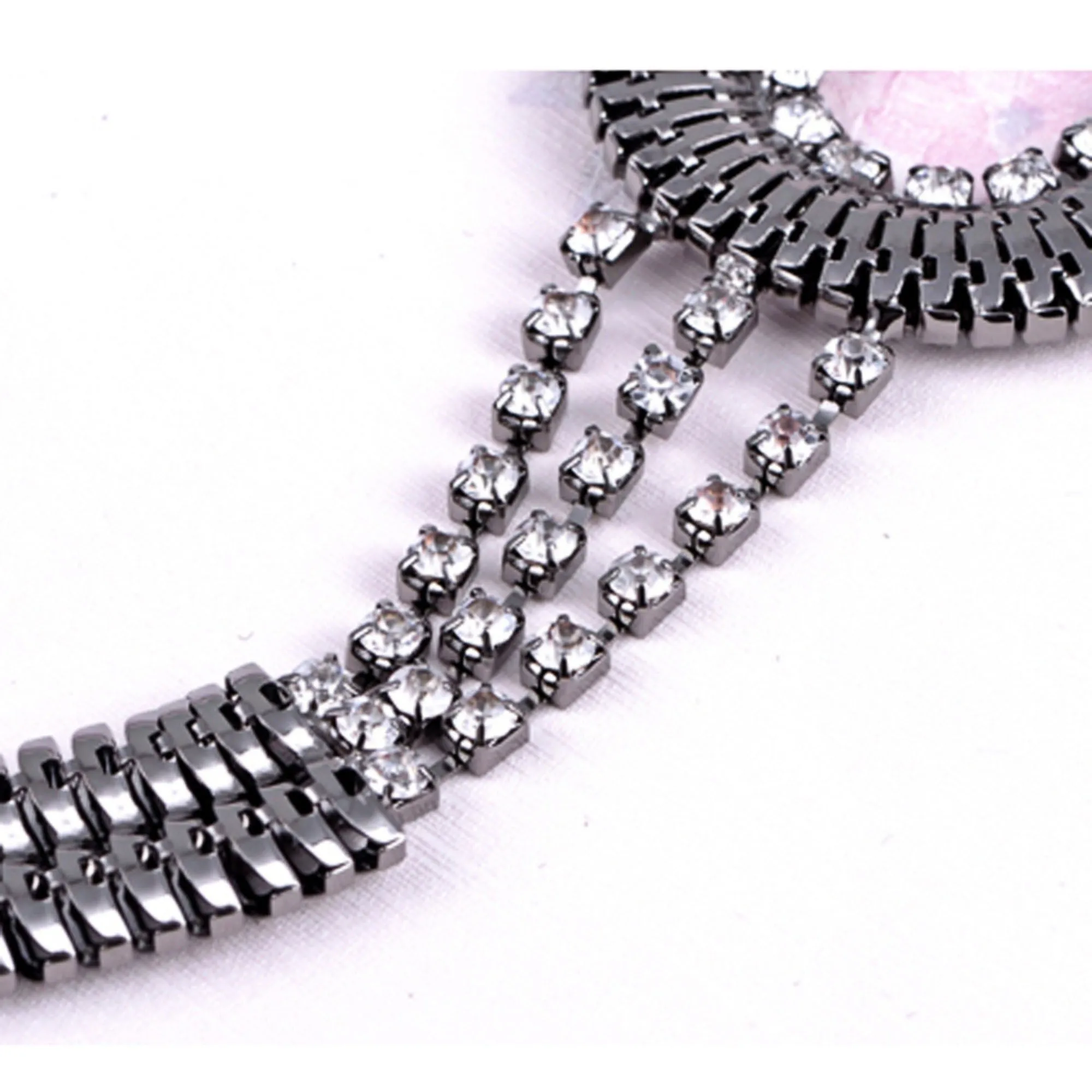 Anna-Kaci Women's Bow Waist Chain with Crystal Accents and Adjustable Extender sold by Anna-Kaci product image thumbnail 4