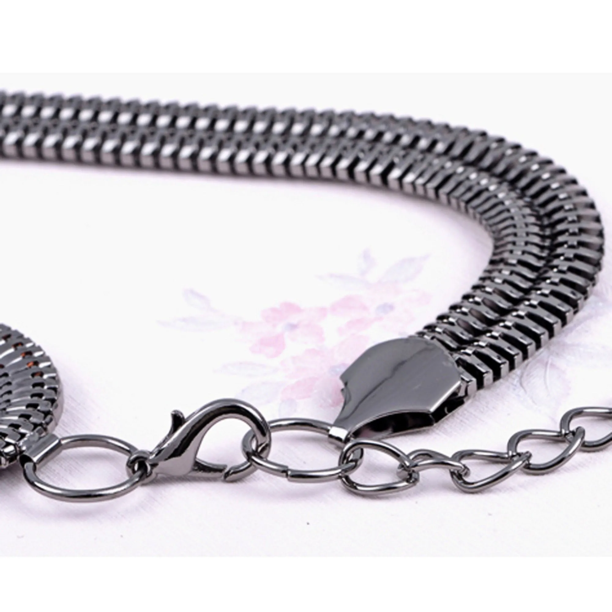 Anna-Kaci Women's Bow Waist Chain with Crystal Accents and Adjustable Extender sold by Anna-Kaci product image thumbnail 5