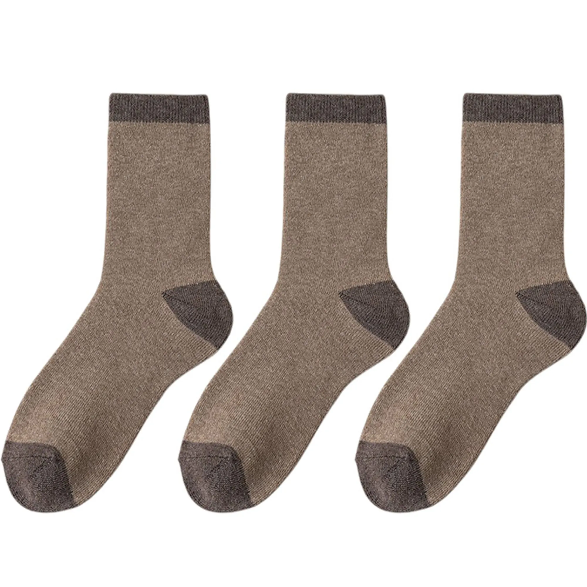 Anna-Kaci Women's 3 - Pack Colorblock Crew Socks with Soft Knit Fabric and Reinforced Heel and Toe sold by Anna-Kaci