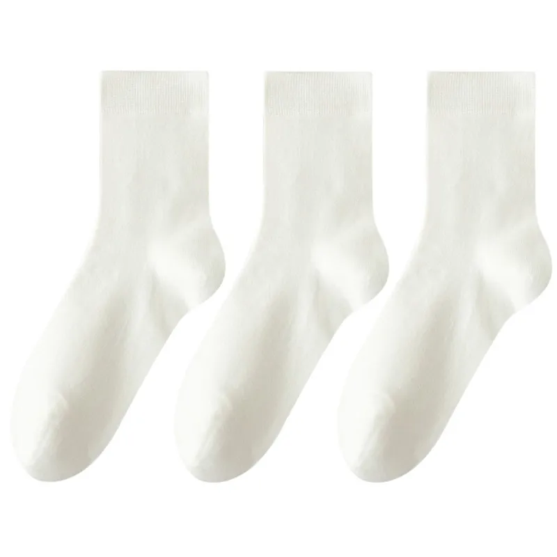 Anna-Kaci Women's 3 - Pack Classic Crew Socks with Soft Stretch Knit Fabric and Comfortable Ribbed Cuff sold by Anna-Kaci