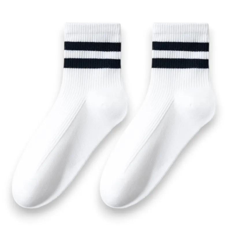 Anna-Kaci Women's 3-Pair Antibacterial and Breathable Ribbed Ankle Socks with Double Stripe Cuffs sold by Anna-Kaci