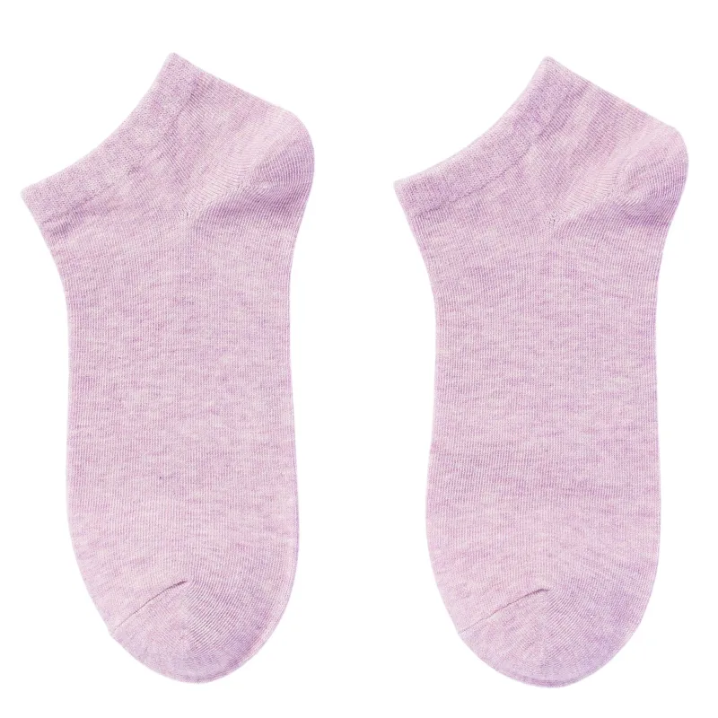 Anna-Kaci Women's 6-Pair Pure Cotton Low Cut Socks Antibacterial Soft Breathable Everyday Comfort Fit sold by Anna-Kaci