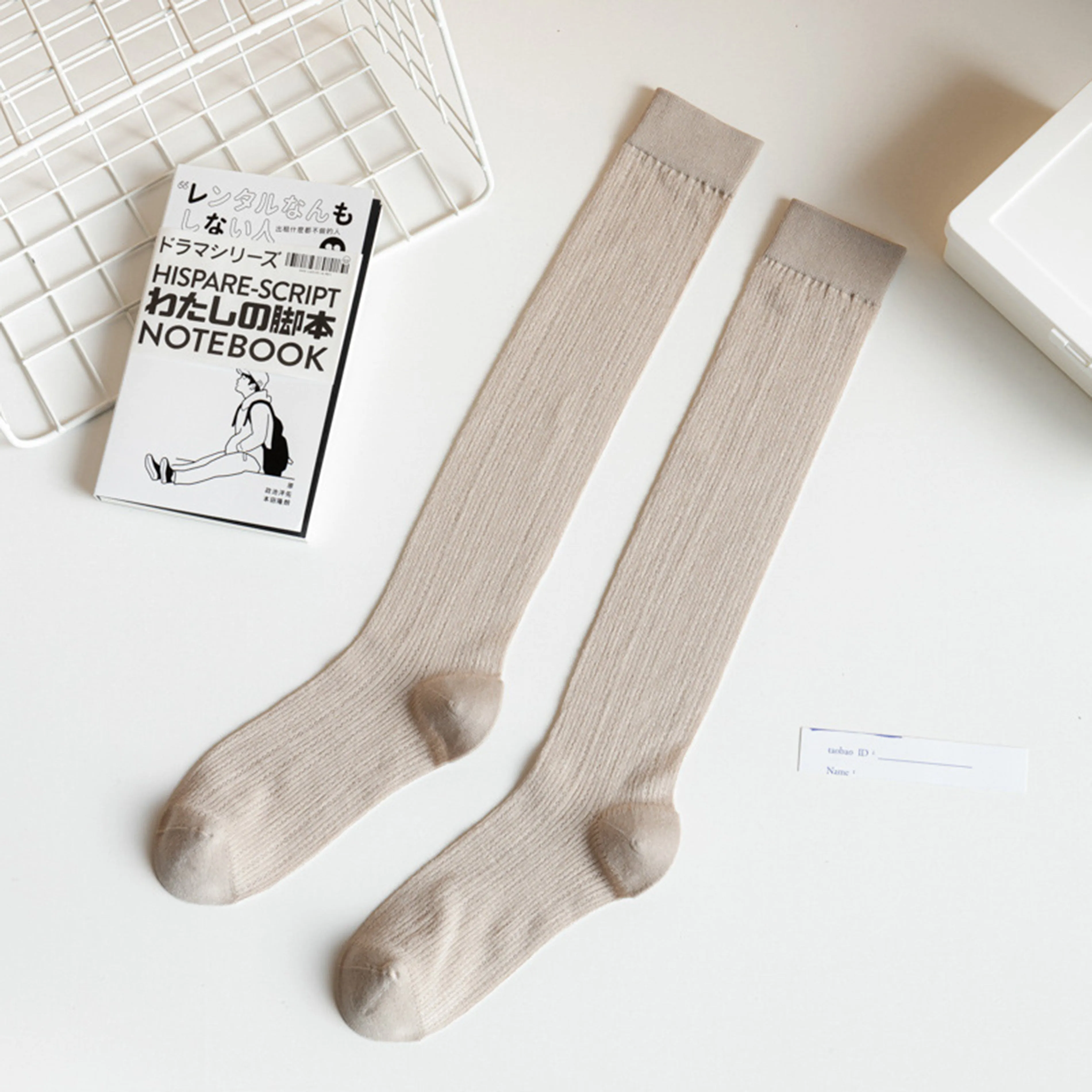 Anna-Kaci Women's 3-Pack Knee-High Ribbed Socks with Soft Stretch Knit Fabric and Lightweight Everyday Comfort sold by Anna-Kaci product image thumbnail 5