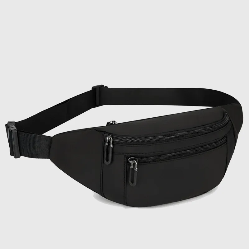 Anna-Kaci Women's Waist Bag - Multiple Zip Fanny Pack for Casual Outings sold by Anna-Kaci